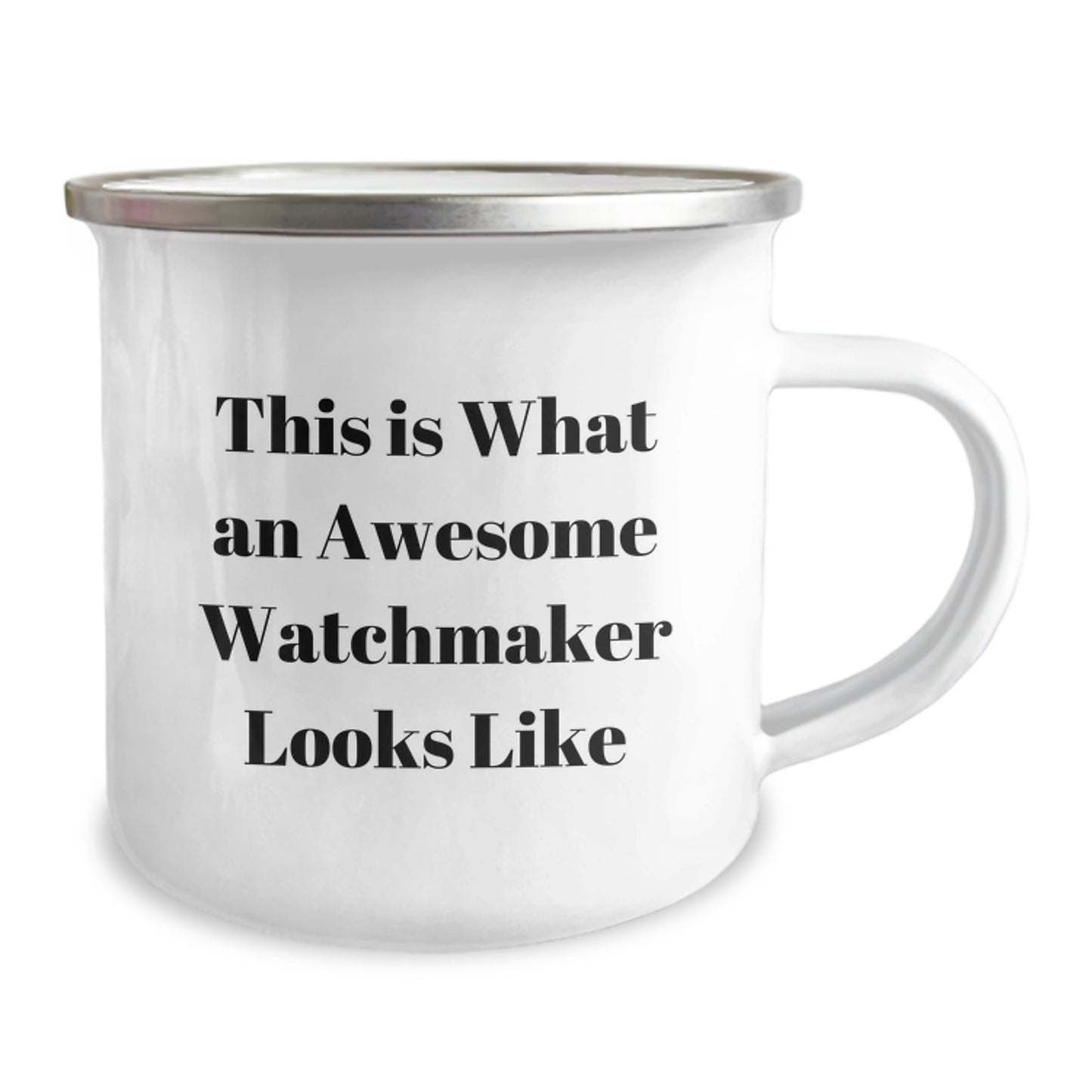 Funny Watchmaker Gifts for Watchmaker Men Graduation Unique Gifts from Friends - This Is What An Awesome Watchmaker Looks Like Camping Mug - Image 2