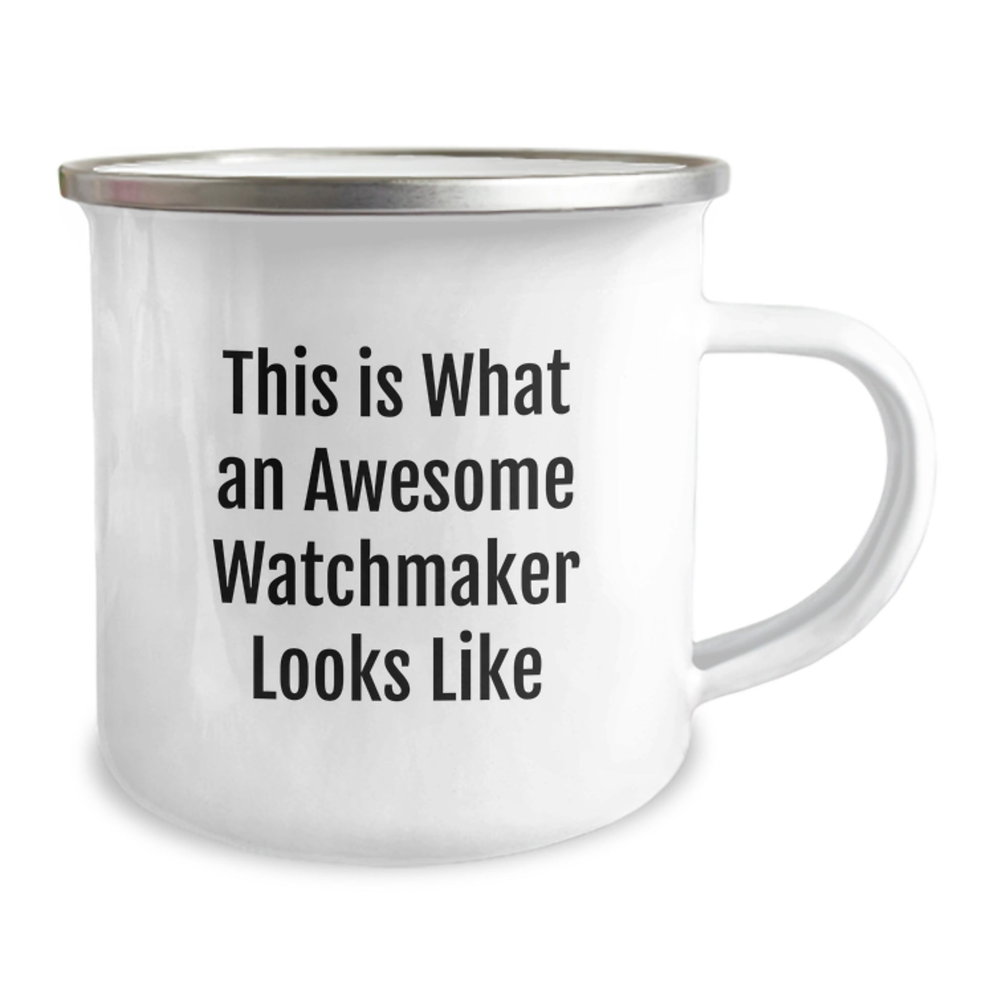 Watchmaker Inspirational Funny Gift for Watchmaker Friends, Funny Watchmaker Graduation Unique Gifts, Camping Mug with 'This Is What An Awesome Watchmaker Looks Like' Quote - Image 2