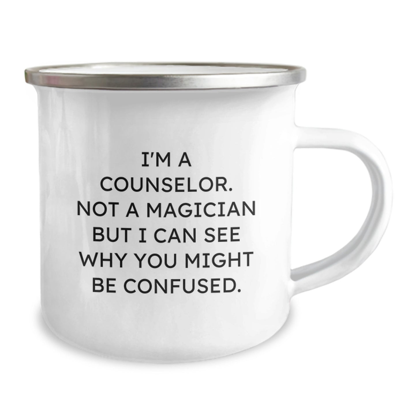 Funny Counselor Gifts from Family - I'm A Counselor. Not A Magician But I Can See Why You Might Be Confused. Camping Mug for Counselors, Christmas Unique Gifts - Image 2
