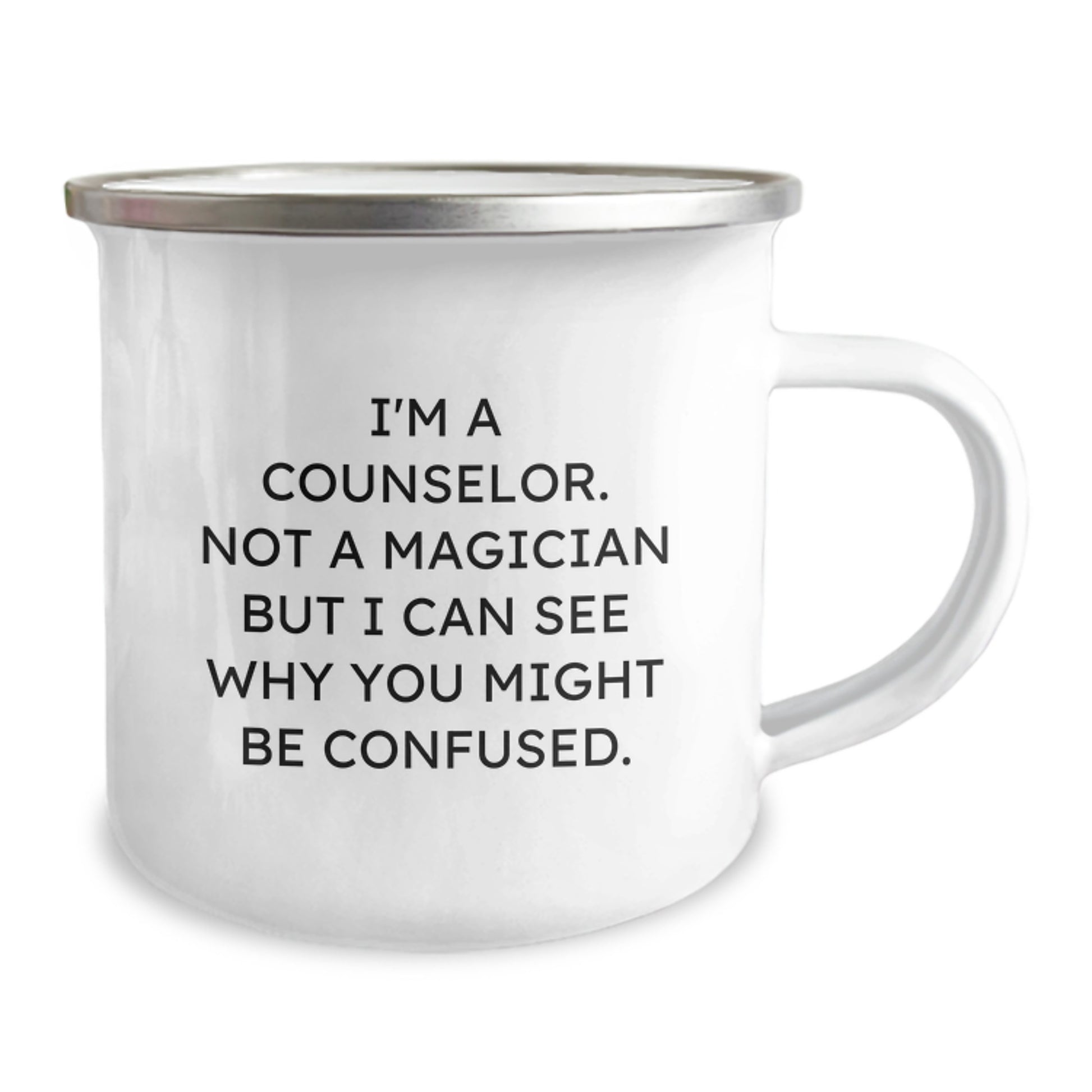 Funny Counselor Gifts from Family - I'm A Counselor. Not A Magician But I Can See Why You Might Be Confused. Camping Mug for Counselors, Christmas Unique Gifts - Image 2