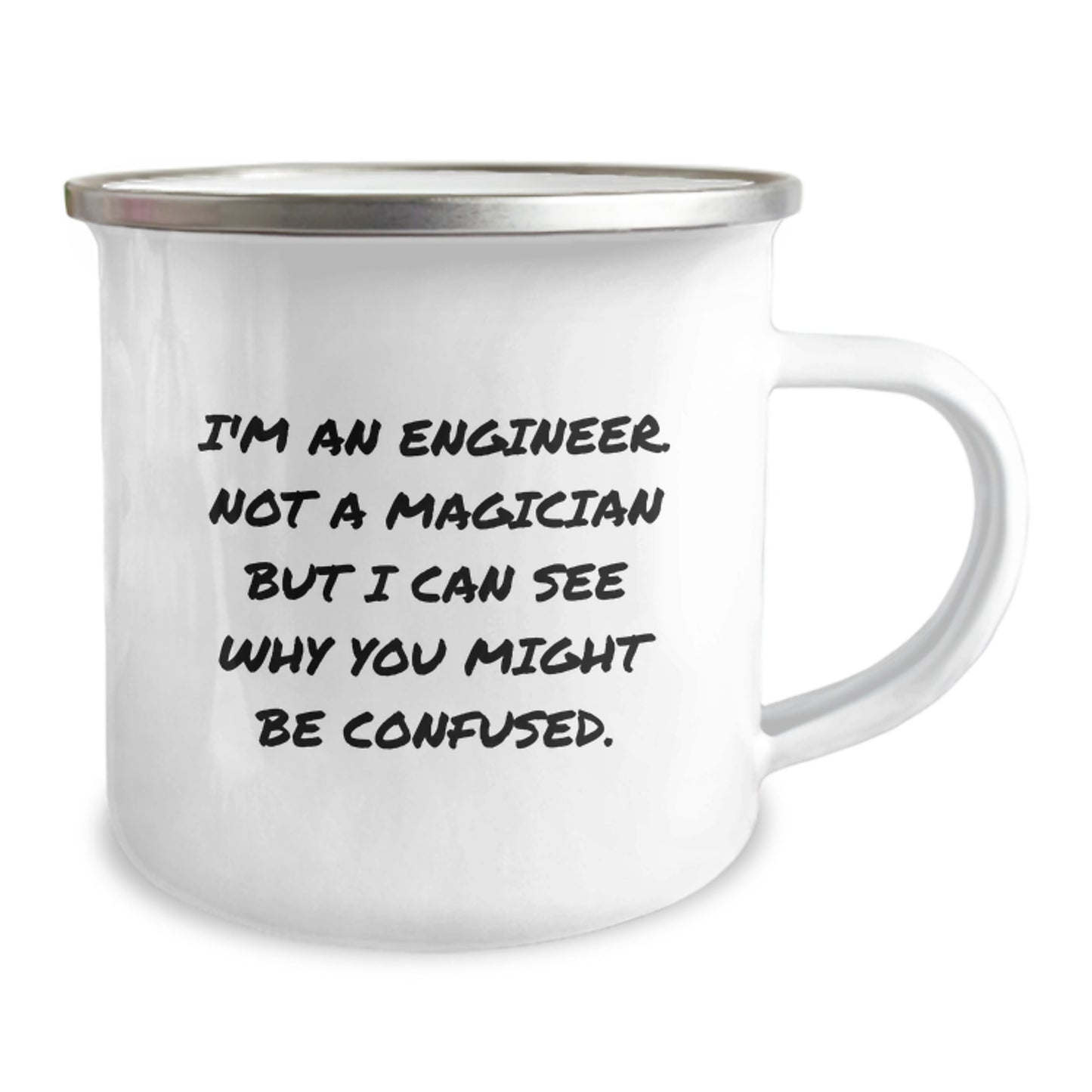 Gifts from Friends for Engineers, Funny Camping Mug, Perfect Birthday Unique Gifts for Him, Men, Coworkers, Friends, Colleagues, Birthday Unique Gifts - Image 2