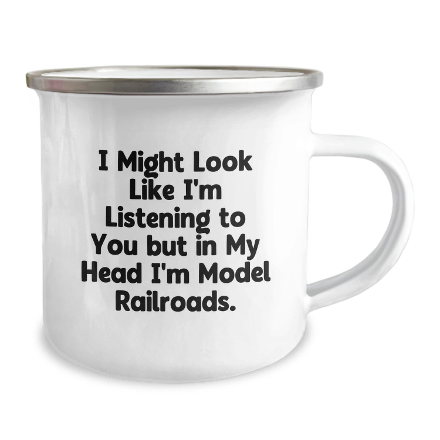 Funny Model Railroads Camping Mug Gifts from Friends and Family for Christmas - Image 2