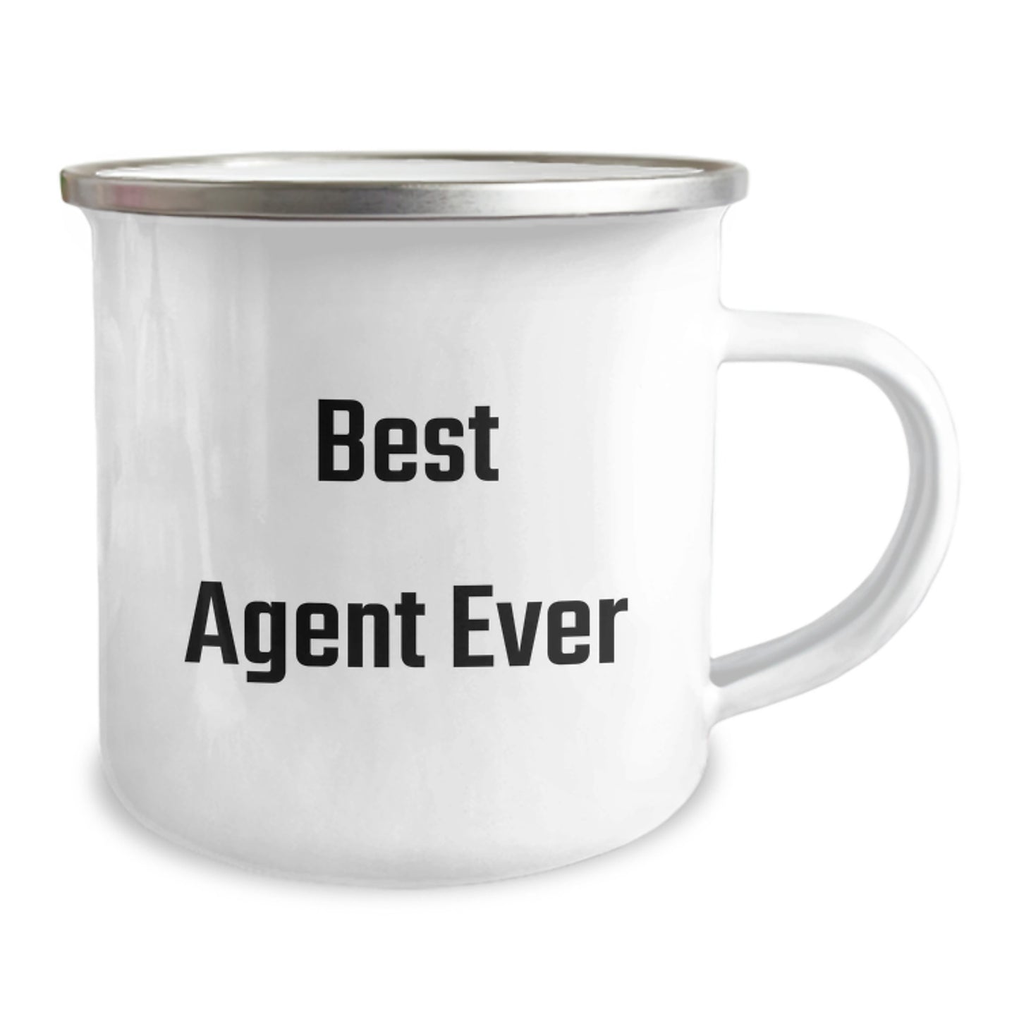Funny Agent Gifts Best Agent Ever Camping Mug for Birthday, Gifts from Friends, Gifts for Agent - Image 2