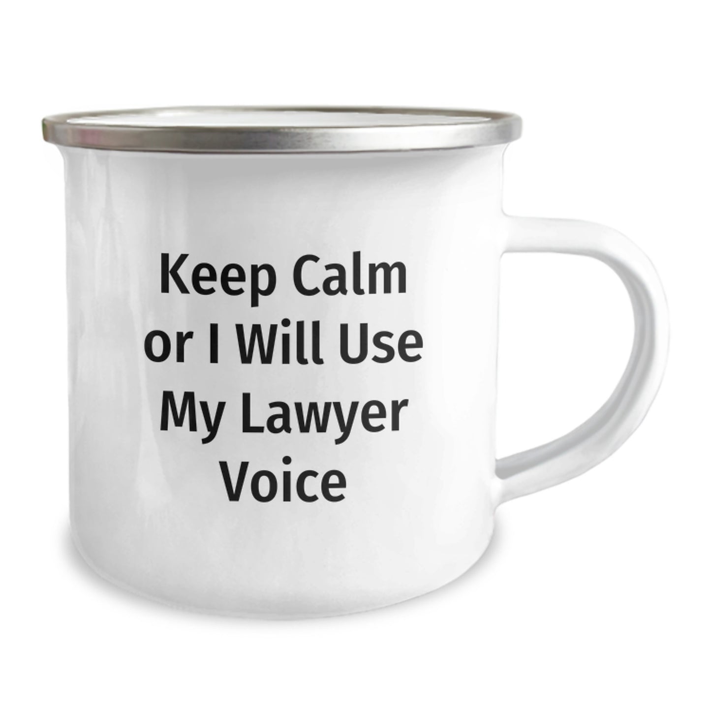 Funny Lawyer Gifts for Men from Friends with Keep Calm Mug, Unique Christmas Unique Ideas for Lawyer, Lawyer Camping Mug - Image 2