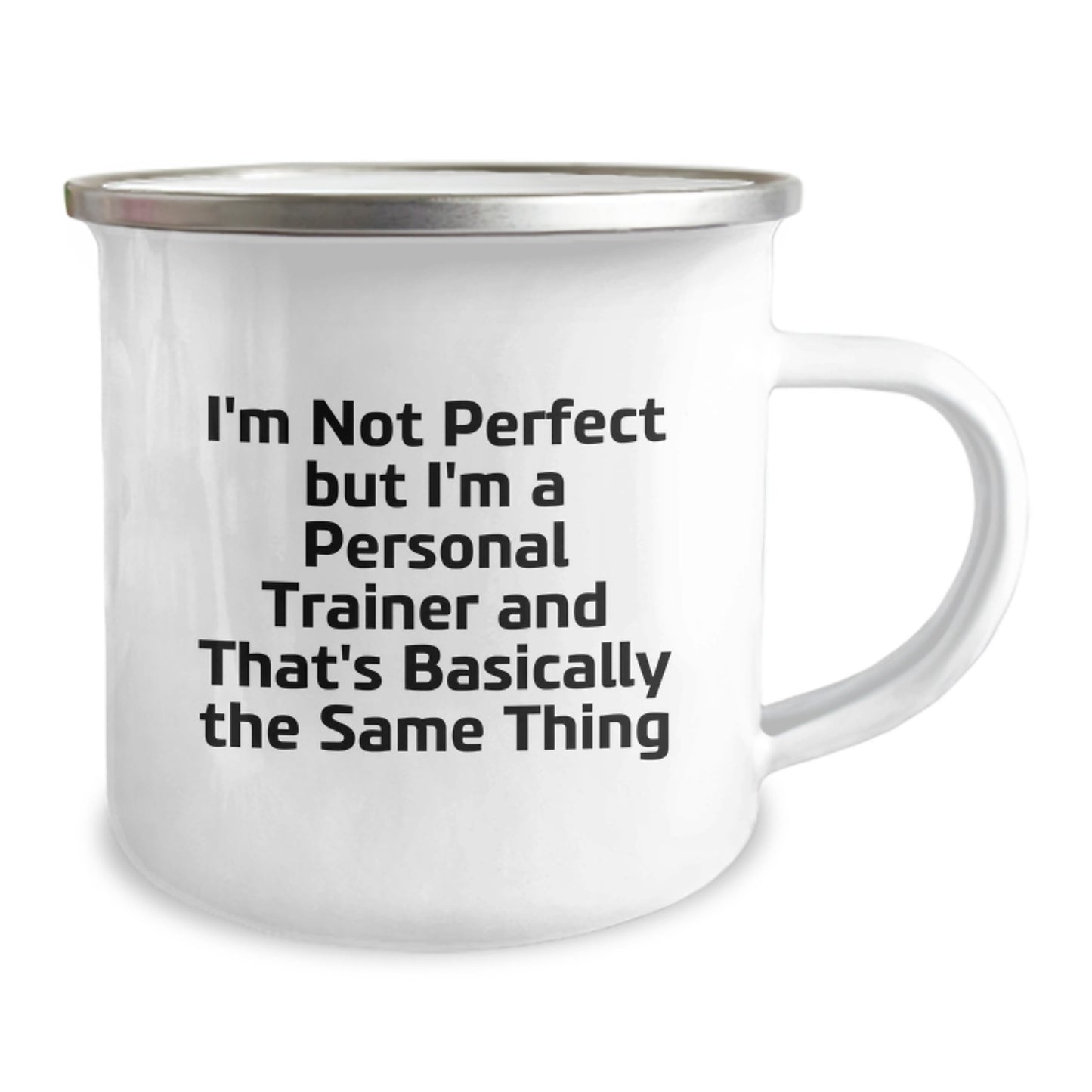 Funny Personal Trainer Gifts from Friends for Birthday Unique Camping Mug - Image 2