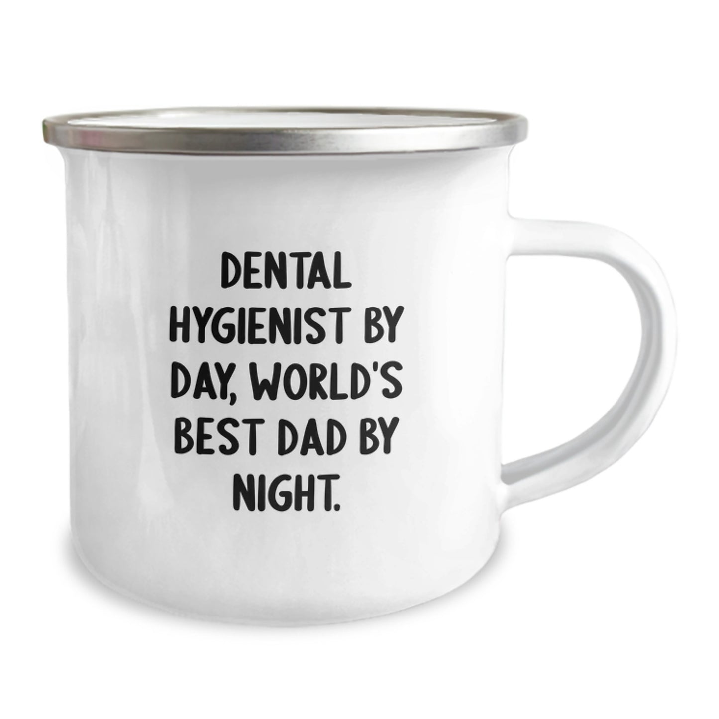 Funny Dental Hygienist Gifts for Valentine's Unique Mugs from Dad to Daughter, Daughter to Dad, Daughter to Mom, Son to Mom, Son to Dad Camping Mug - Image 2