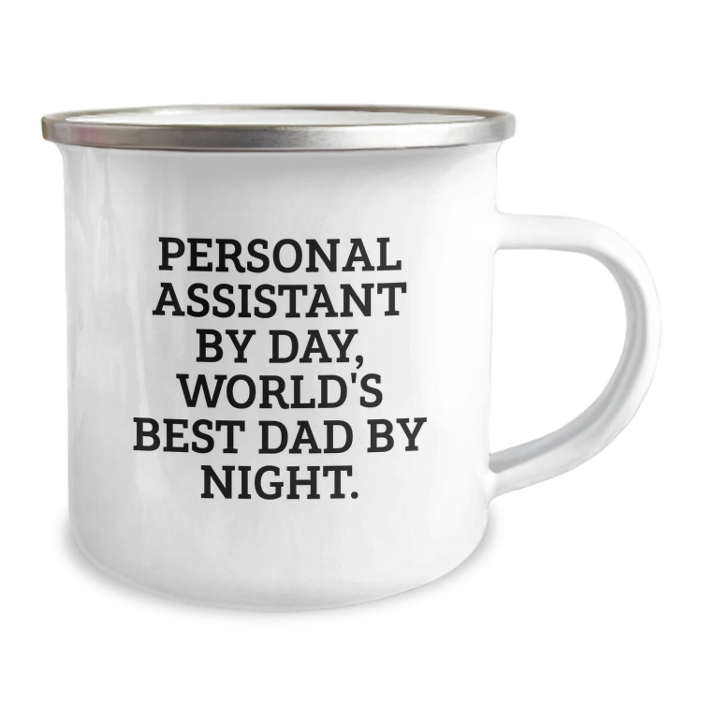 Funny Personal Assistant Gifts for Men, Camping Mug for Dad, Birthday Unique Gifts from Family - Image 2