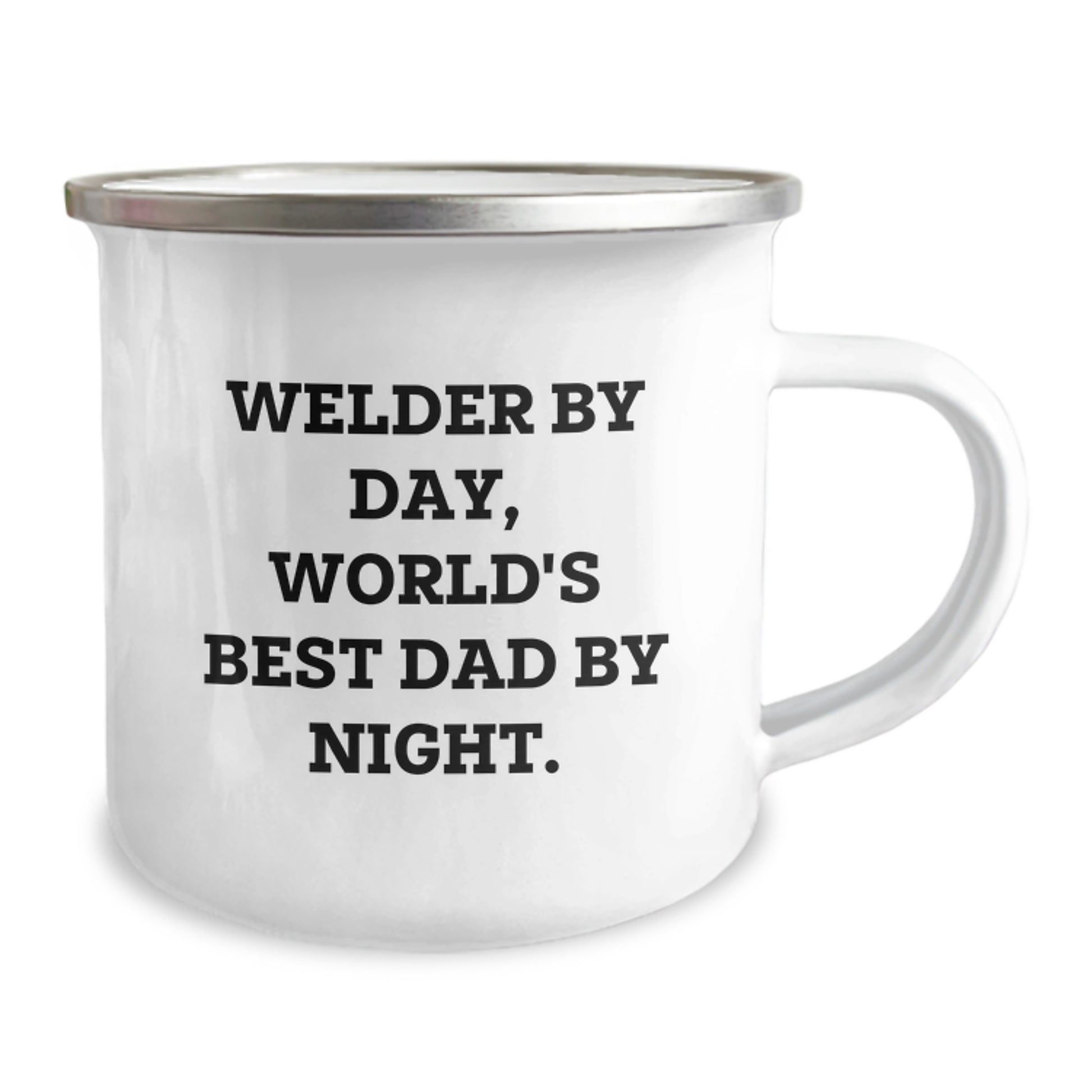 Funny Welder By Day Gifts from Men, Unique Camping Mug for Welder Dad, Perfect for Mother's Day Unique Gifts - Image 2
