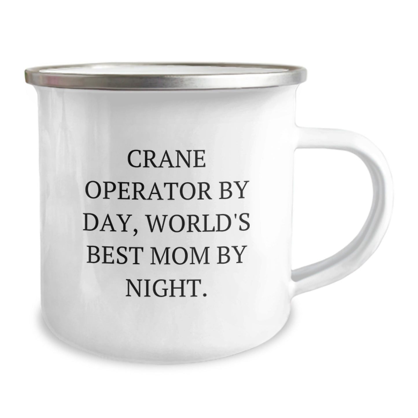 Funny Crane Operator Gifts for Men - Crane Operator By Day, World's Best Mom By Night Birthday Unique Gifts from Mom to Crane Operator - Image 2