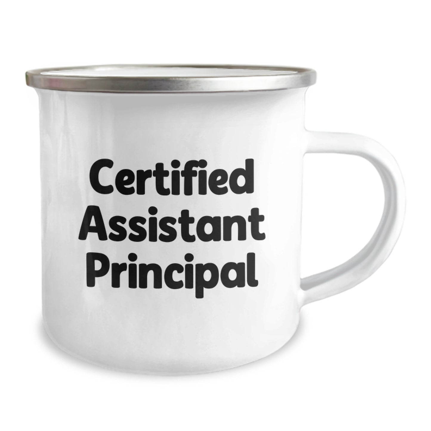 Gifts from Assistant Principals, Funny Certified Assistant Principal Camping Mug, Christmas Unique Gifts for Men Assistant Principals - Image 2