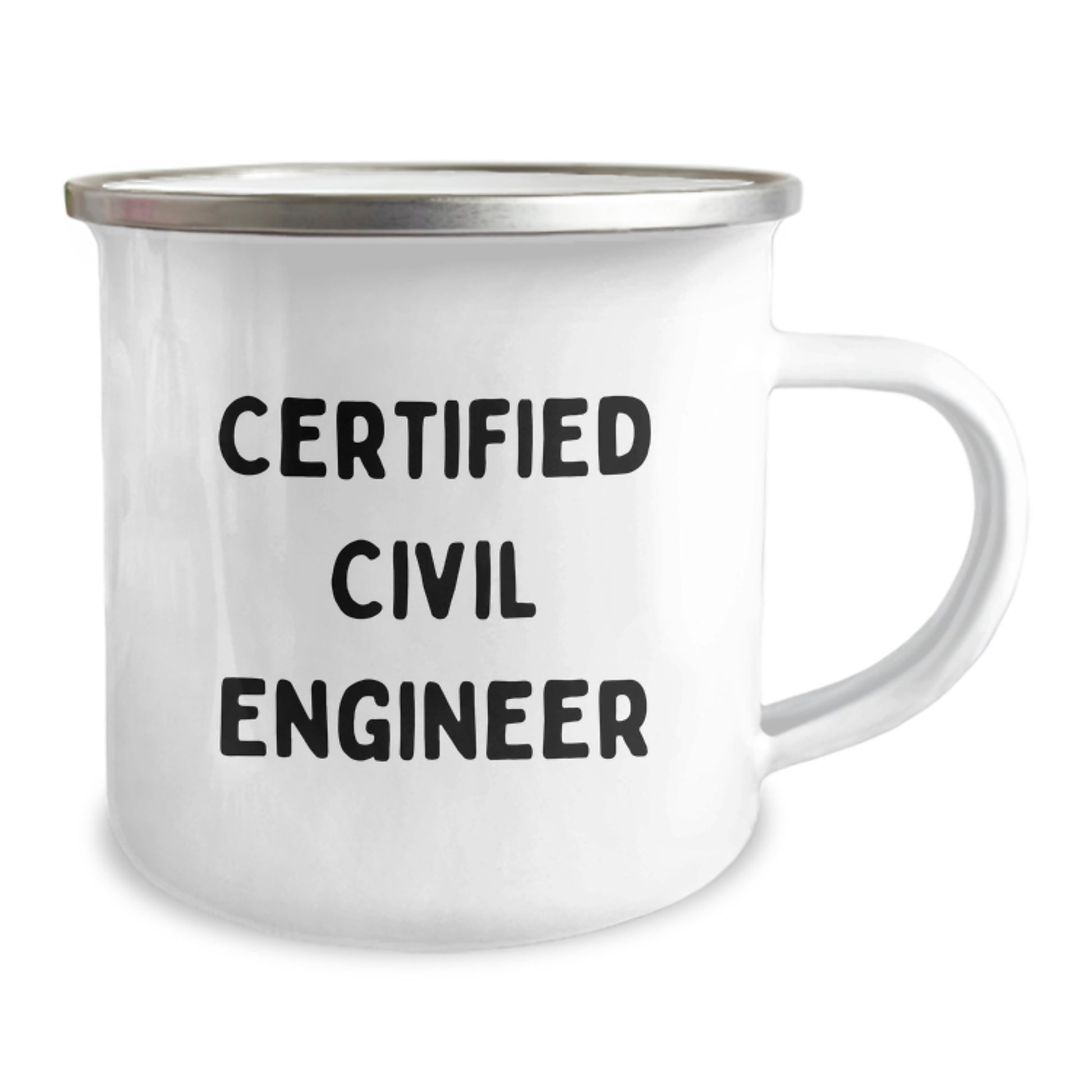 Funny Gifts from Friends to Civil Engineer Men, Unique Camping Mug for Civil Engineer Men, Certified Civil Engineer Christmas Unique Gifts - Image 2