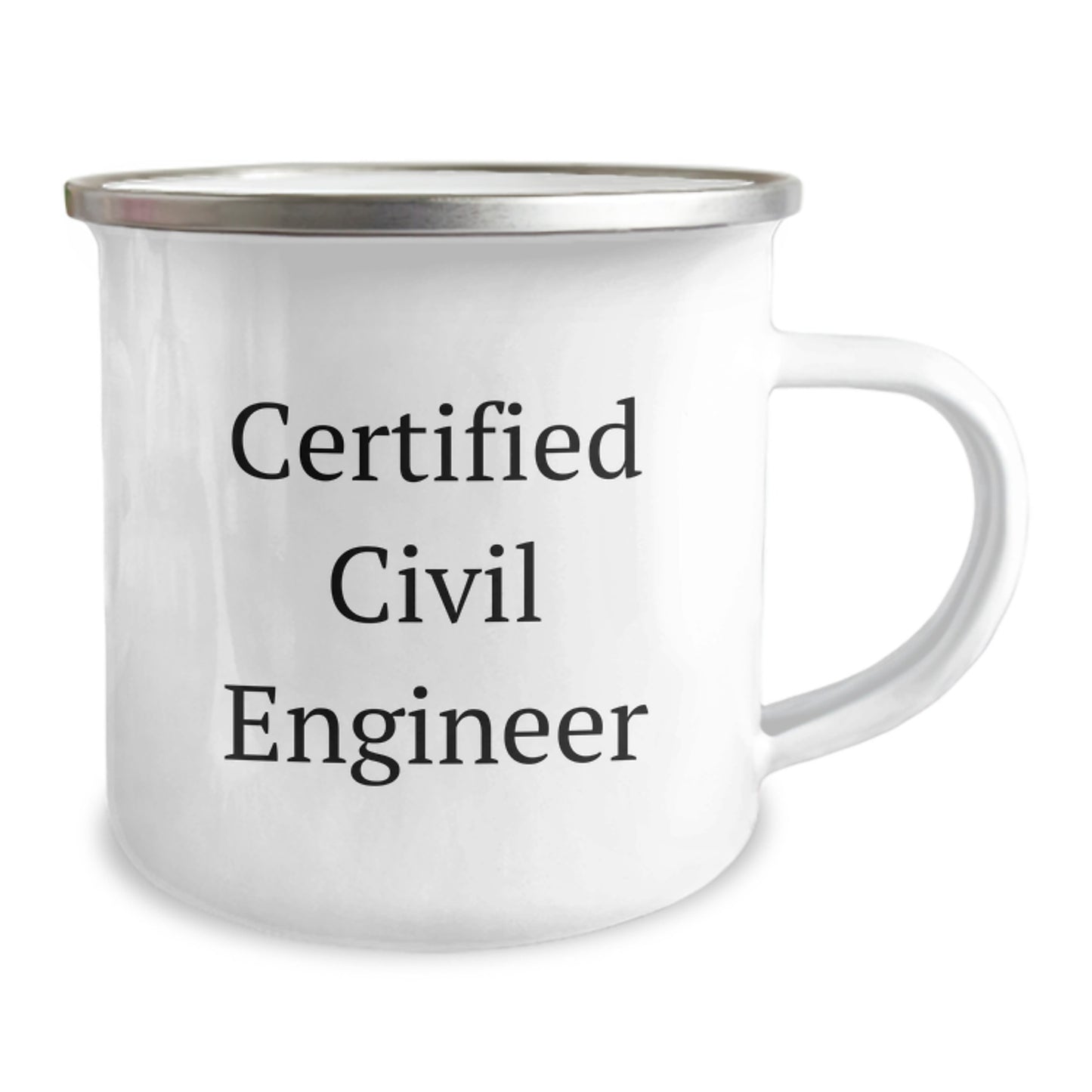 Funny Civil Engineer Gifts for Men, Gifts from Friends, Civil Engineer Camping Mug, Certified Civil Engineer Christmas Unique - Image 2