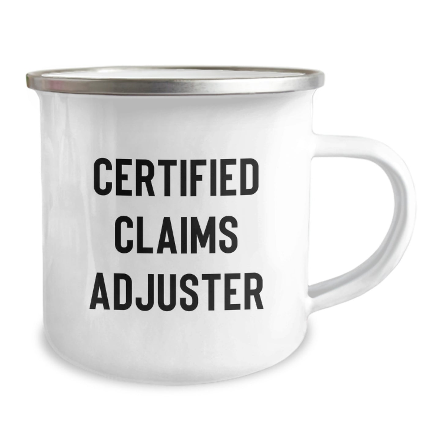 Funny Gifts from Friends to Claims Adjuster, Certified Claims Adjuster Mug, Christmas Unique Gifts for Claims Adjuster, Stainless Steel Camping Mug - Image 2