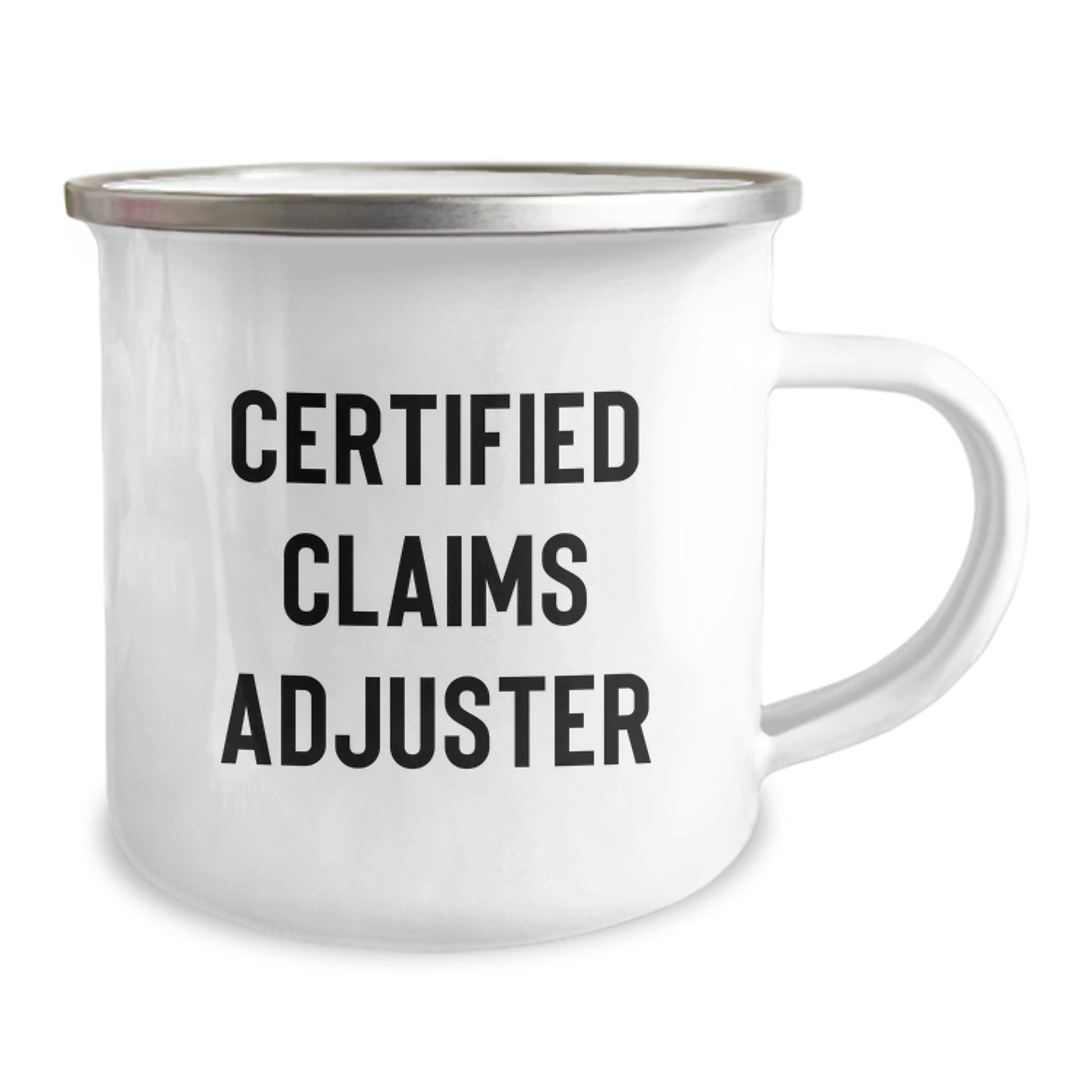 Funny Gifts from Friends to Claims Adjuster, Certified Claims Adjuster Mug, Christmas Unique Gifts for Claims Adjuster, Stainless Steel Camping Mug - Image 2