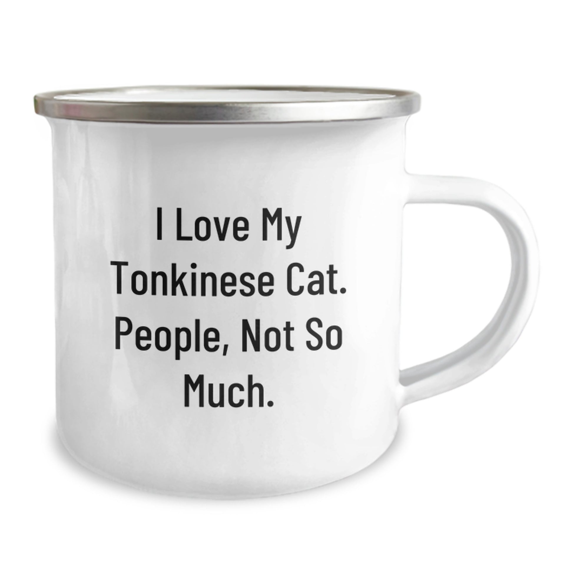 Tonkinese Cat Camping Mug Funny Christmas Unique Gift for Men from Family - Image 2