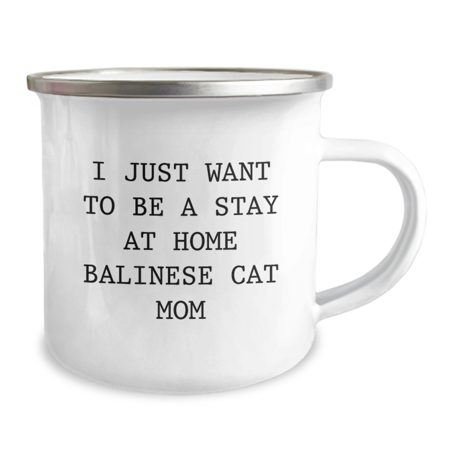 Funny Balinese Cat Camping Mug Gifts from Mom to Daughter for Christmas - Image 2