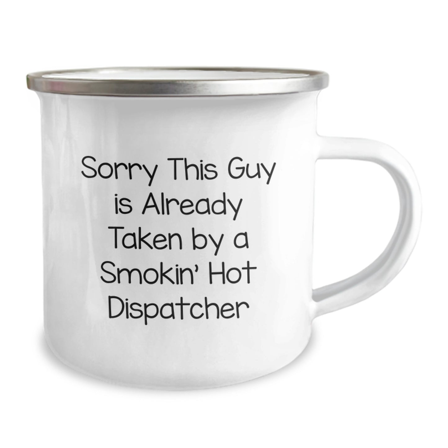 Funny Gifts for Dispatchers, Smokin' Hot Dispatcher Camping Mug, Christmas Unique Mugs for Men from Friends - Image 2