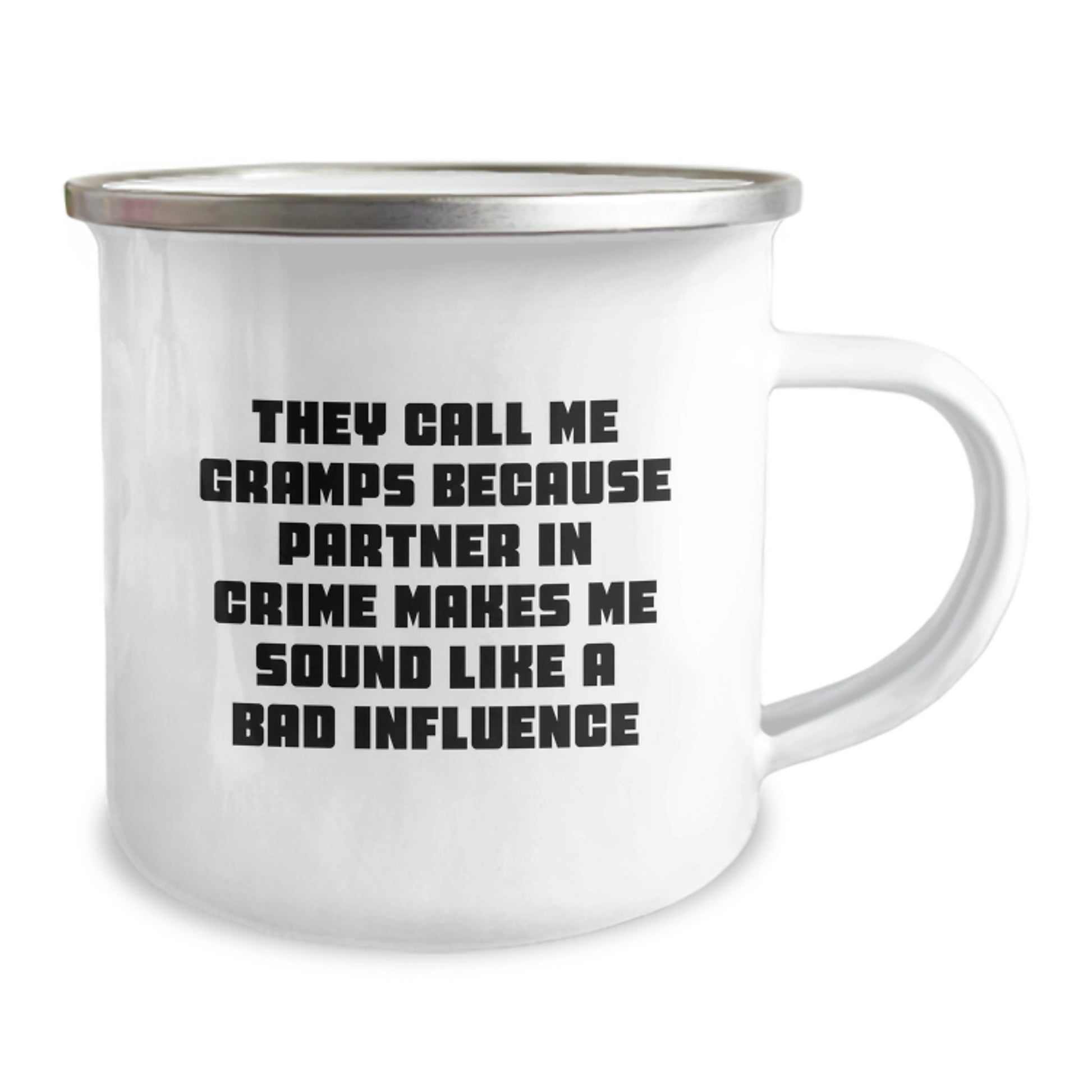Funny Gramps Gifts for Men - 'They Call Me Gramps Because' Camping Mug, Perfect for Christmas Unique Gifts from Family and Friends - Image 2