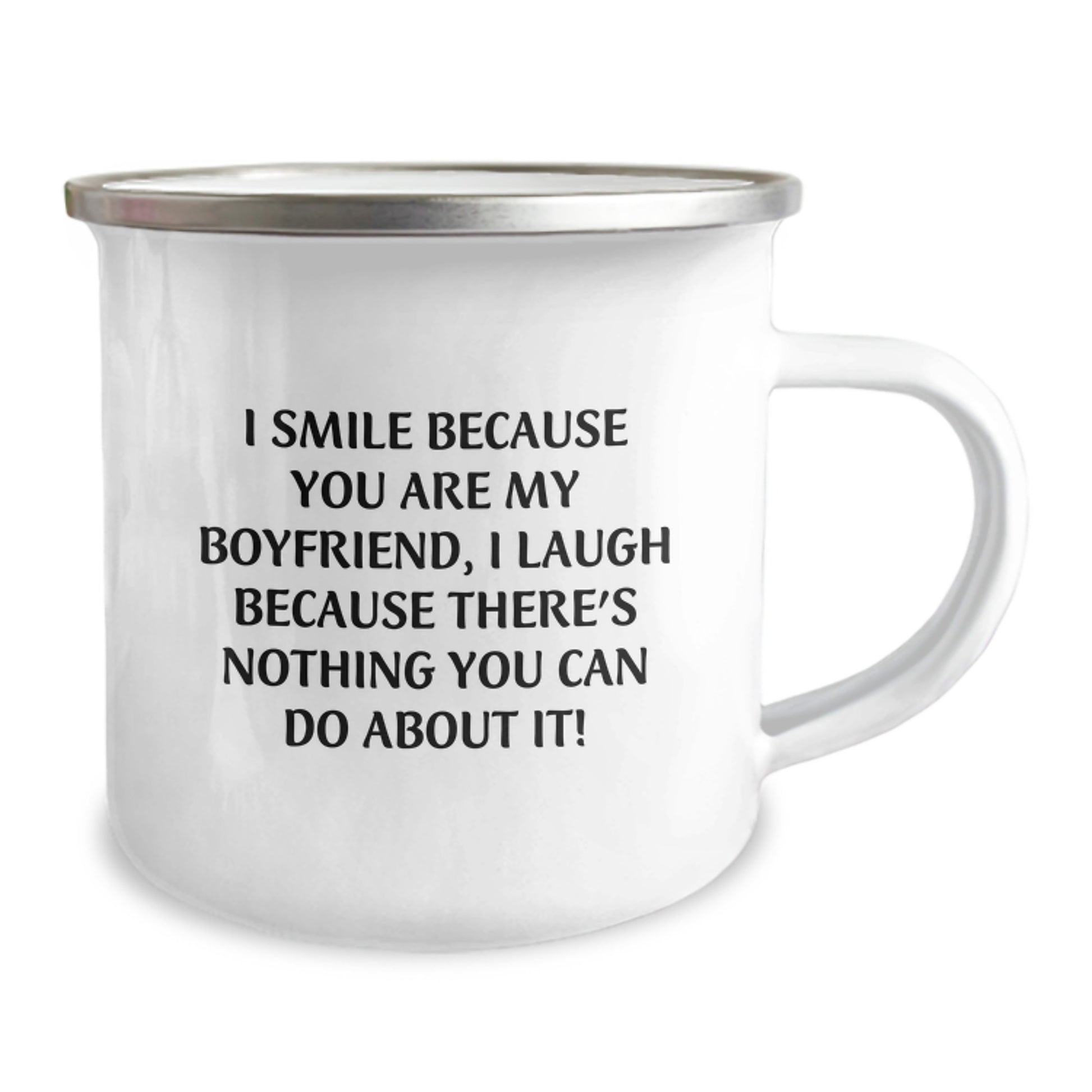Funny Sweetheart Gifts, Unique Camping Mug for Him, Valentine's Unique Gifts from Sweetheart to Sweetheart - I Smile Because You Are My Sweetheart - Image 2