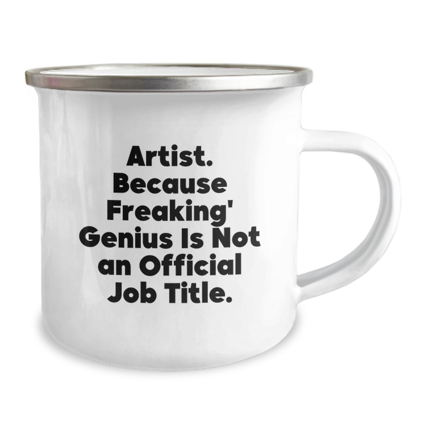 Funny Artist Quote Gifts from Friends Unique Christmas Unique Gifts for Artist, Camping Mug, Artist Camping Mug Funny Quote Inspirational - Image 2