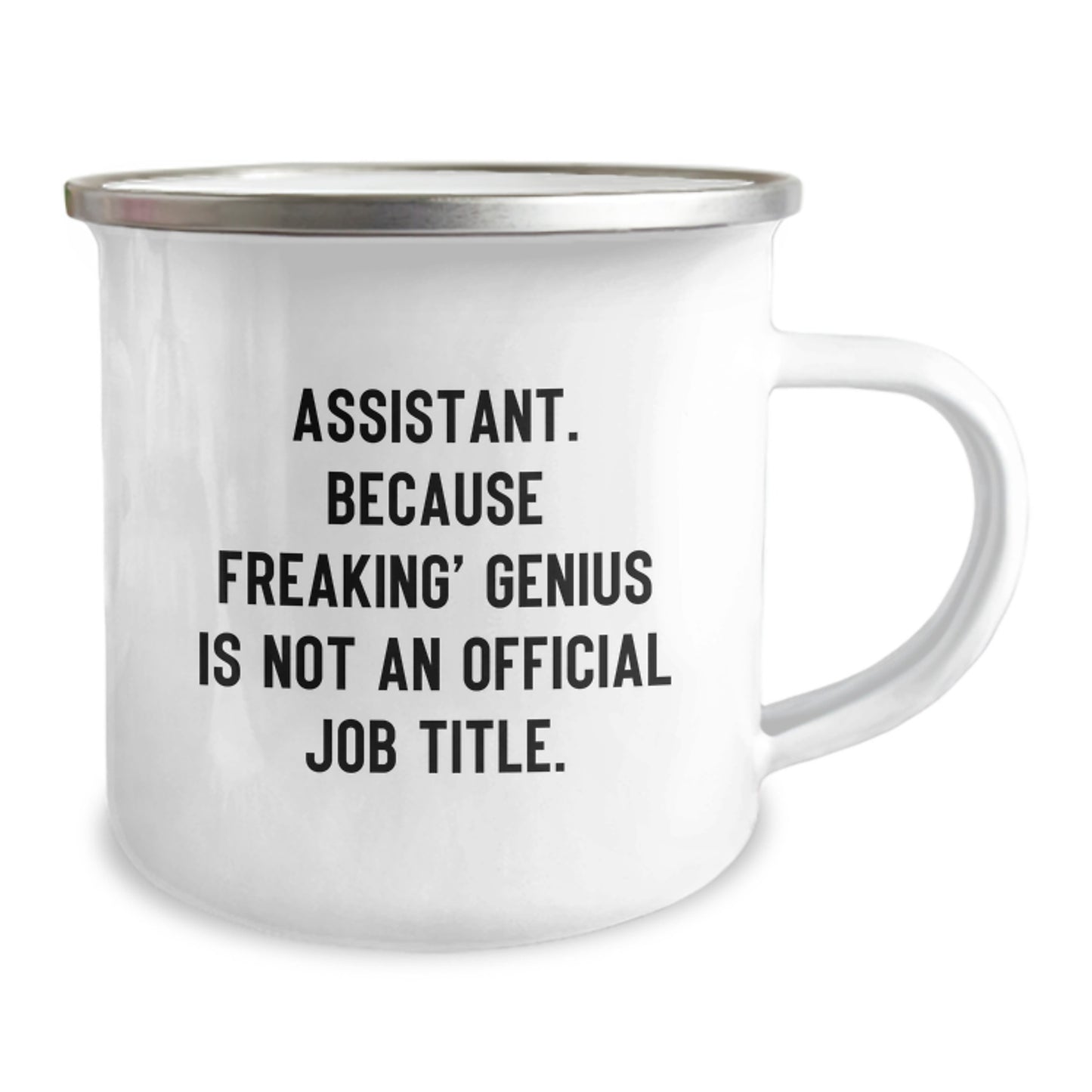 Funny Assistant Gifts from Friends Unique Valentine's Gifts for Assistant Men Stainless Steel Camping Mug - Image 2