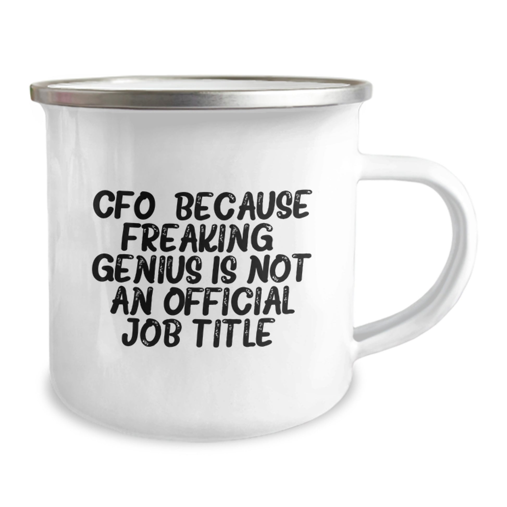 Funny CFO Gifts for Men Camping Mug - Christmas Unique Presents from Friends to Brilliant Business Executives - Image 2