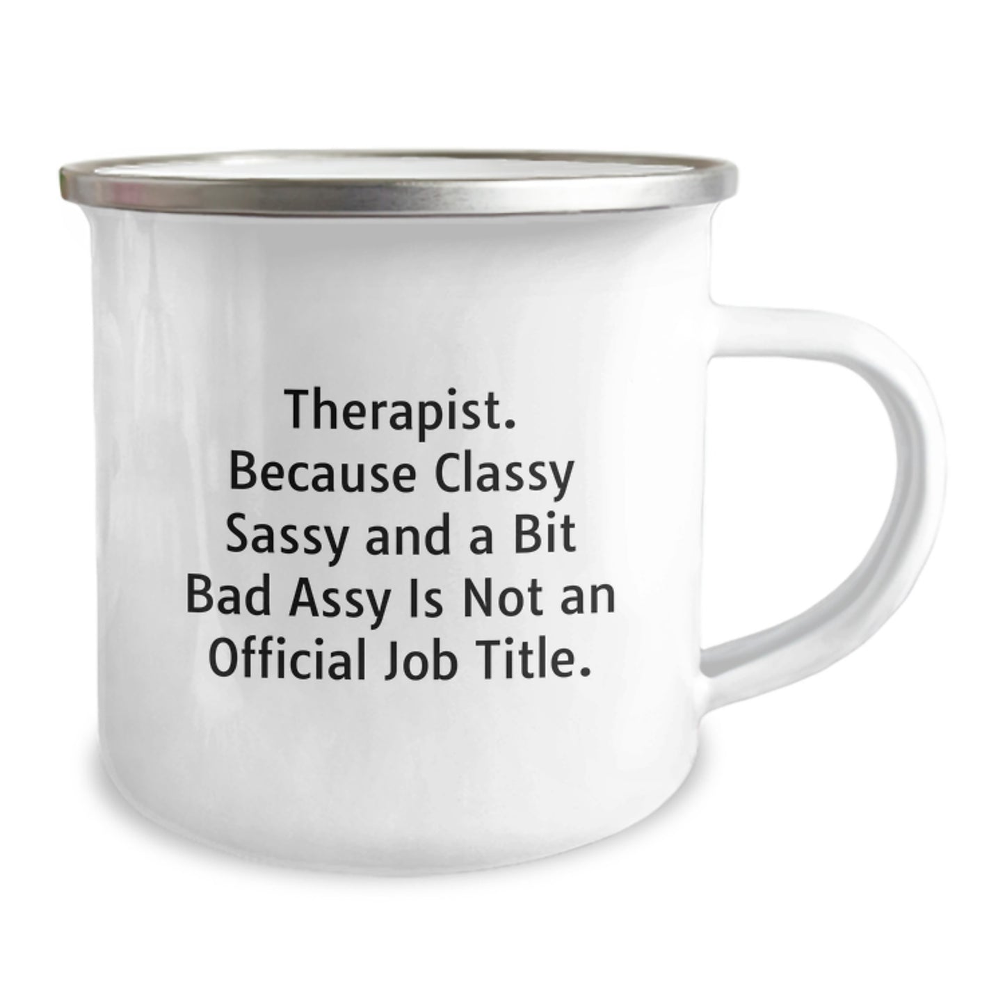 Therapist Inspired Camping Mug, Funny Quote Gifts for Therapist from Friends, Unique Graduation Gifts for Men, Women, Coworkers, Family - Image 2