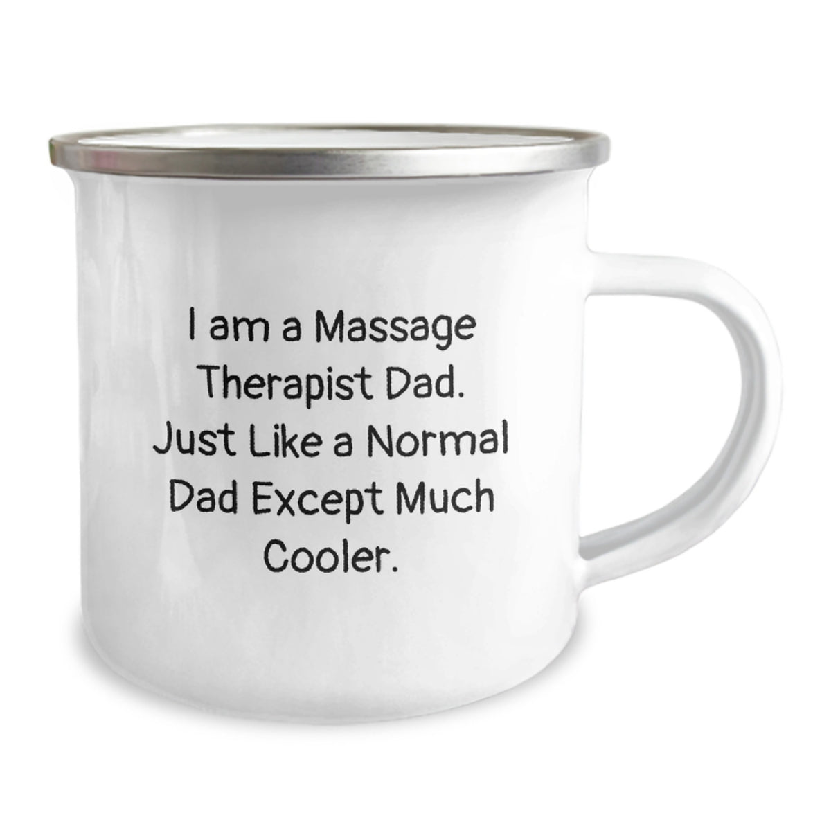 Massage Therapist Gift for Him - I Am Cooler Quote Camping Mug Keepsake - Image 2