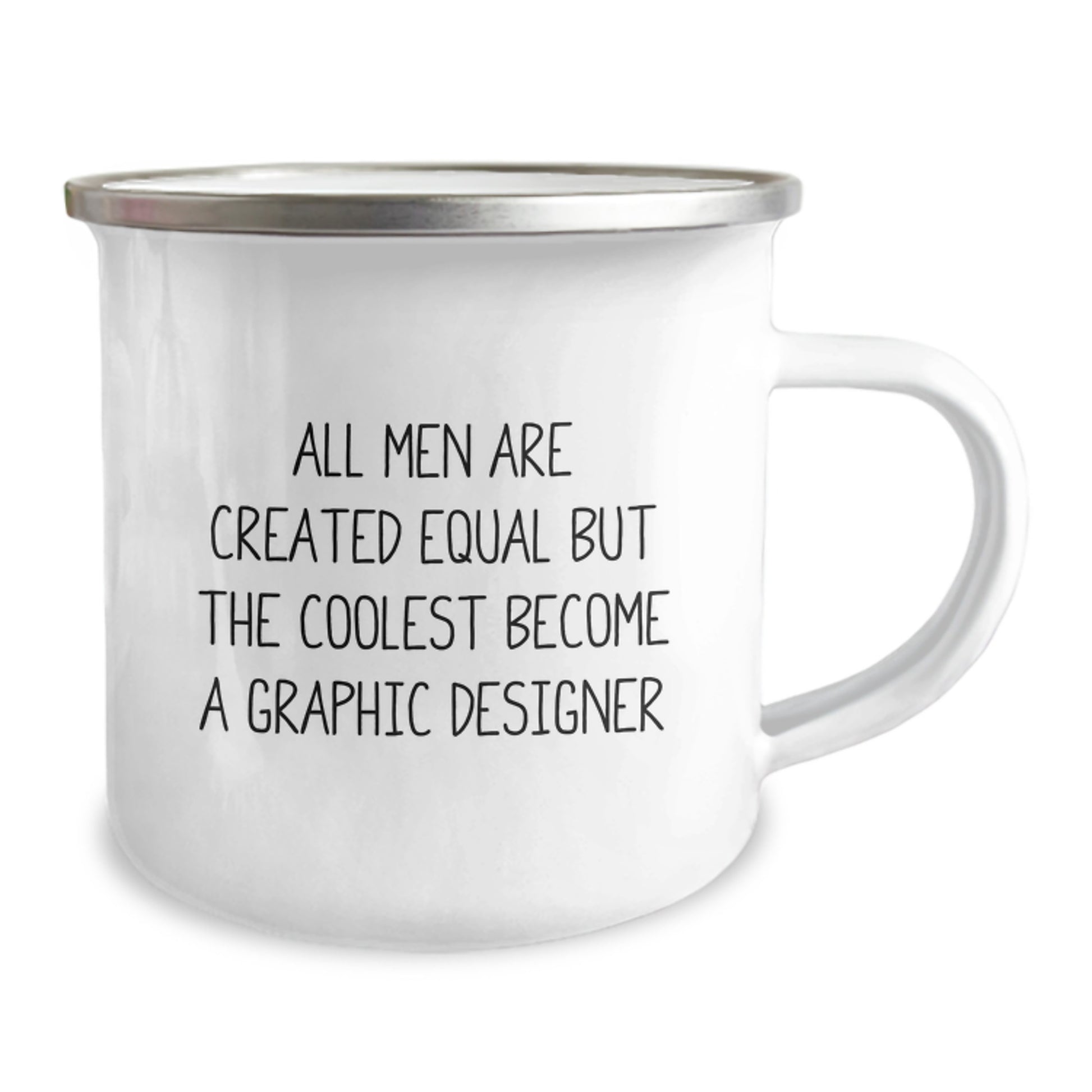 Graphic Designer Camping Mug - Funny Quote for Valentine's Gifts from Friends to Graphic Designers - Image 2