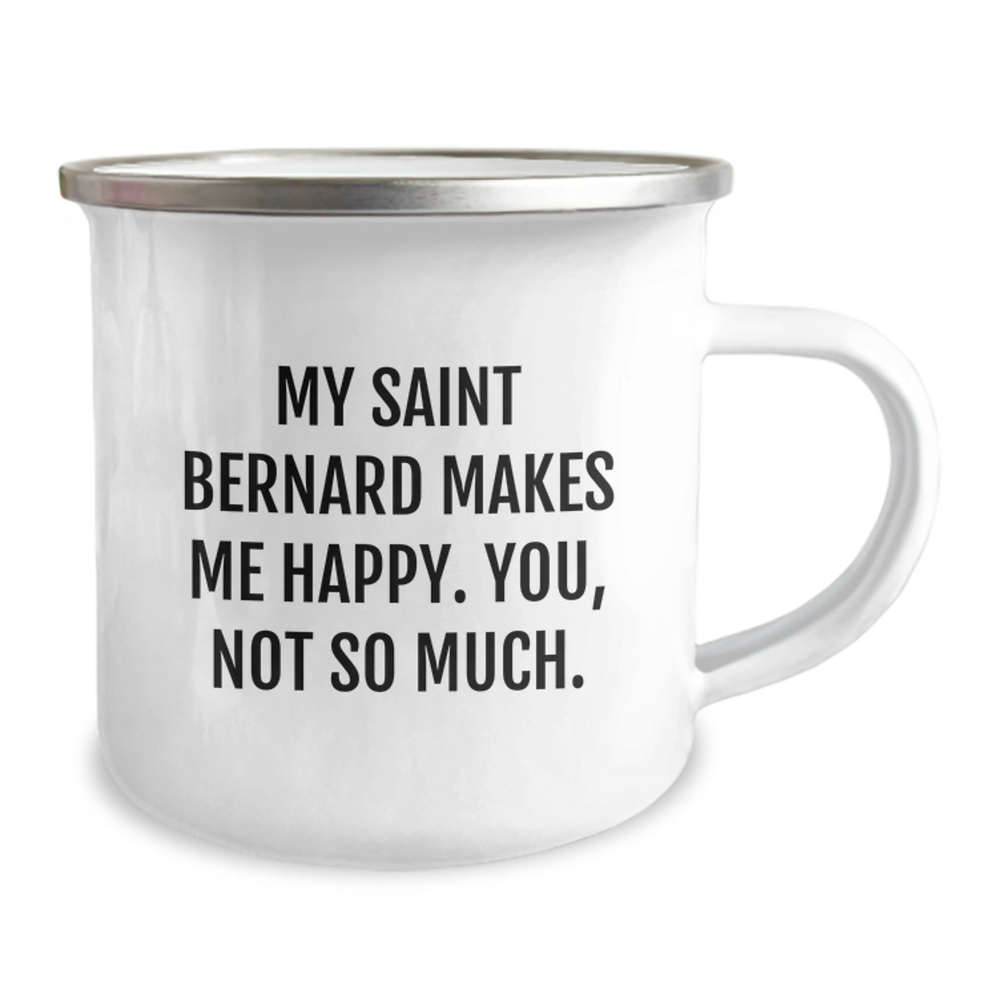 Funny Saint Bernard Dog Camping Mug Gifts for Saint Bernard Dog Owners - Birthday Unique Gifts from Friends to Saint Bernard Dog Lovers - Image 2