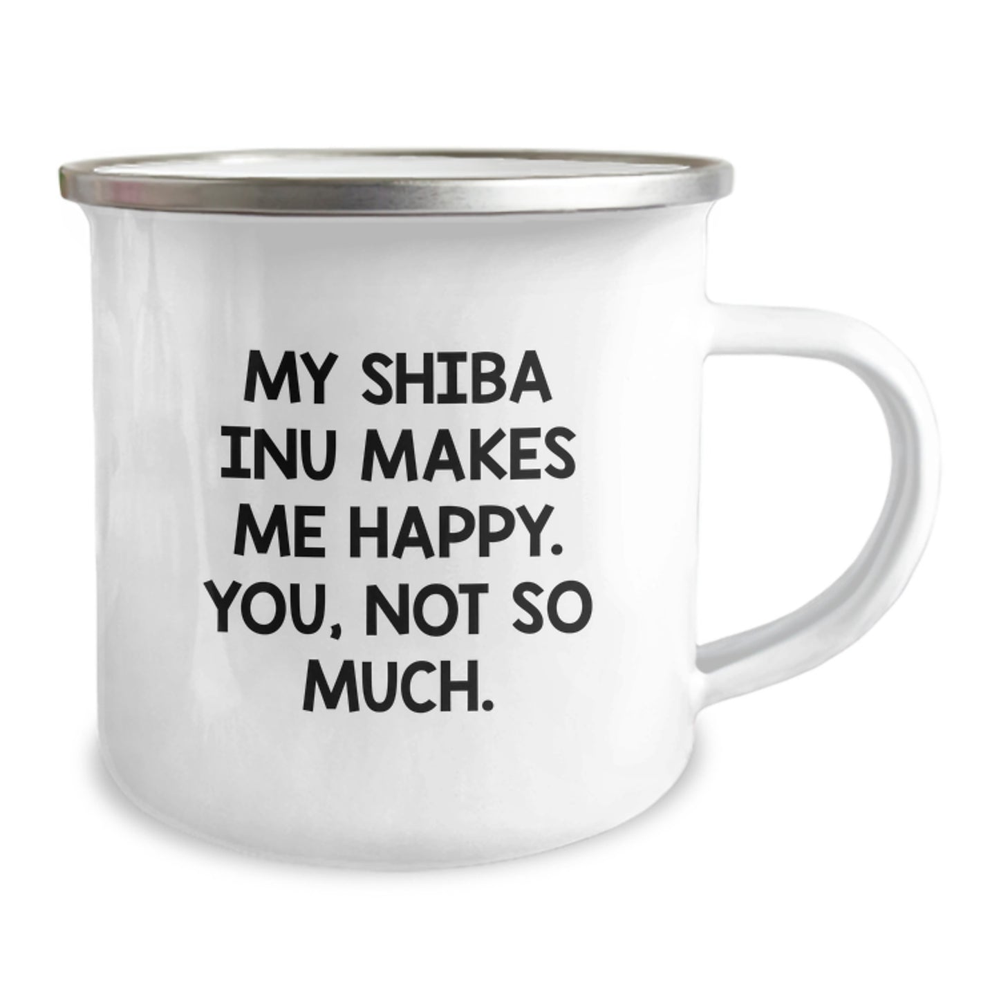 Funny Shiba Inu Dog Gifts for Men from Friends - Shiba Inu Makes Me Happy Birthday Unique Mugs - Image 2