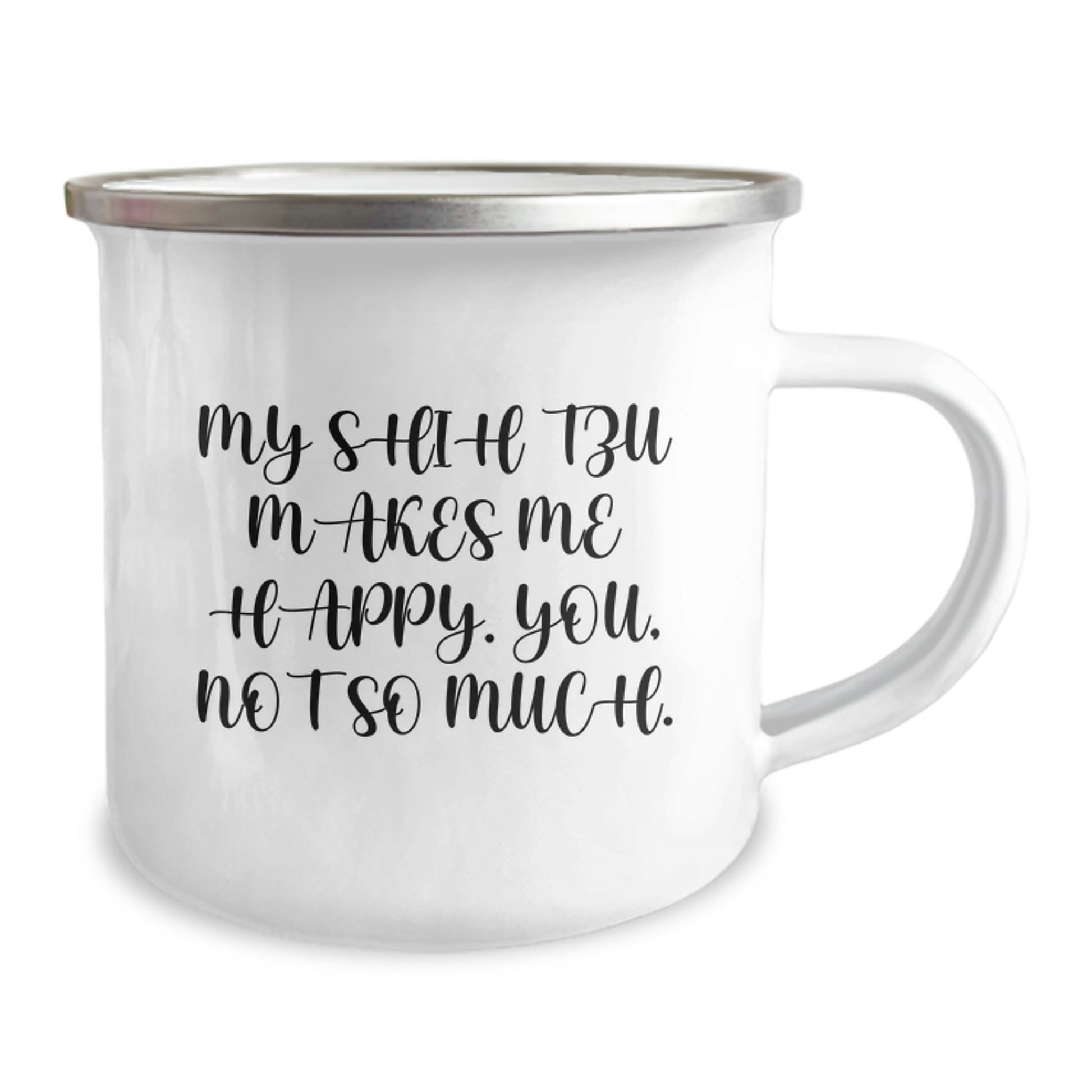 Funny Shih Tzu Dog Camping Mug Gifts from Men to Friends for Birthday Unique - Image 2