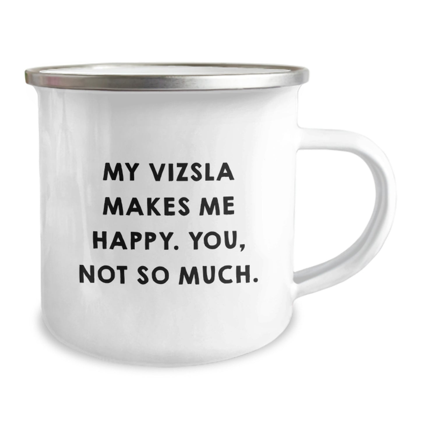 Funny Vizsla Dog Lover Gifts from Men to Women Friends for Birthday Unique Camping Mug - Image 2