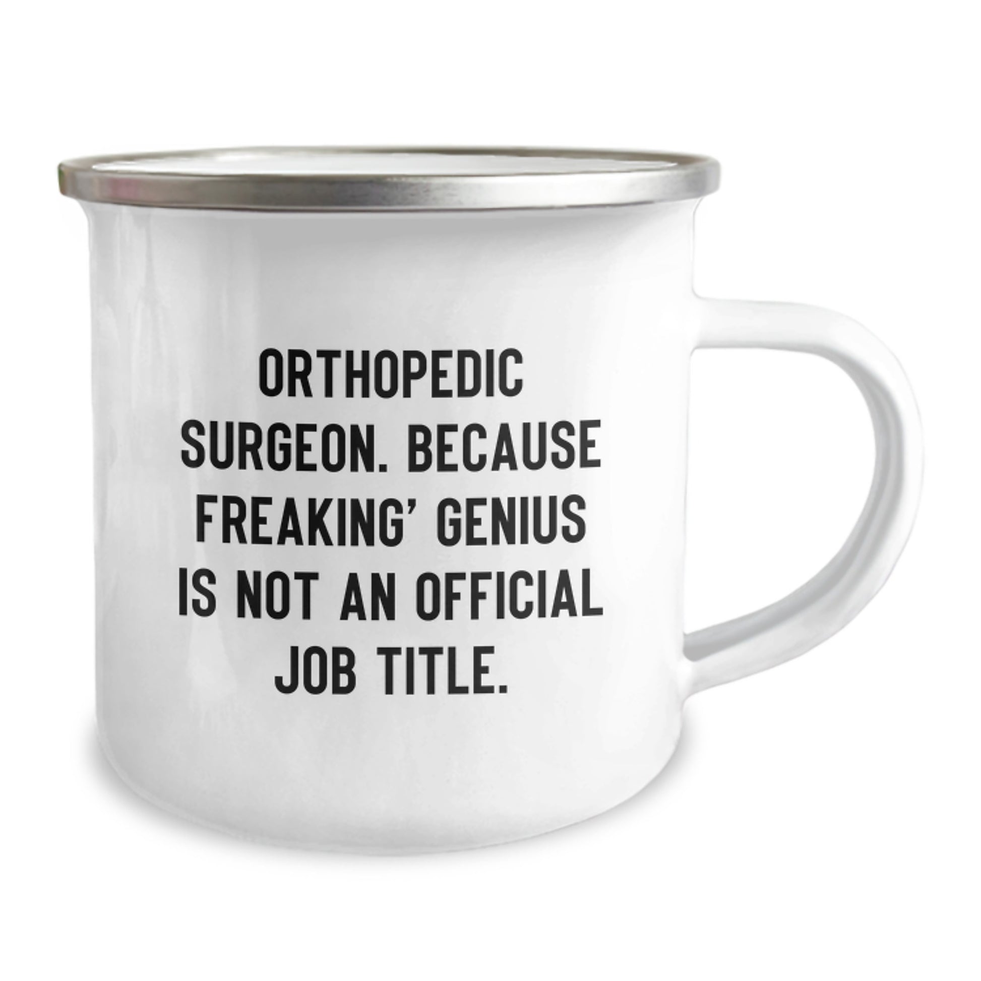Funny Orthopedic Surgeon Gifts for Men - Birthday Unique Gifts from Family to genius Doctor - Funny Camping Mug - Image 2