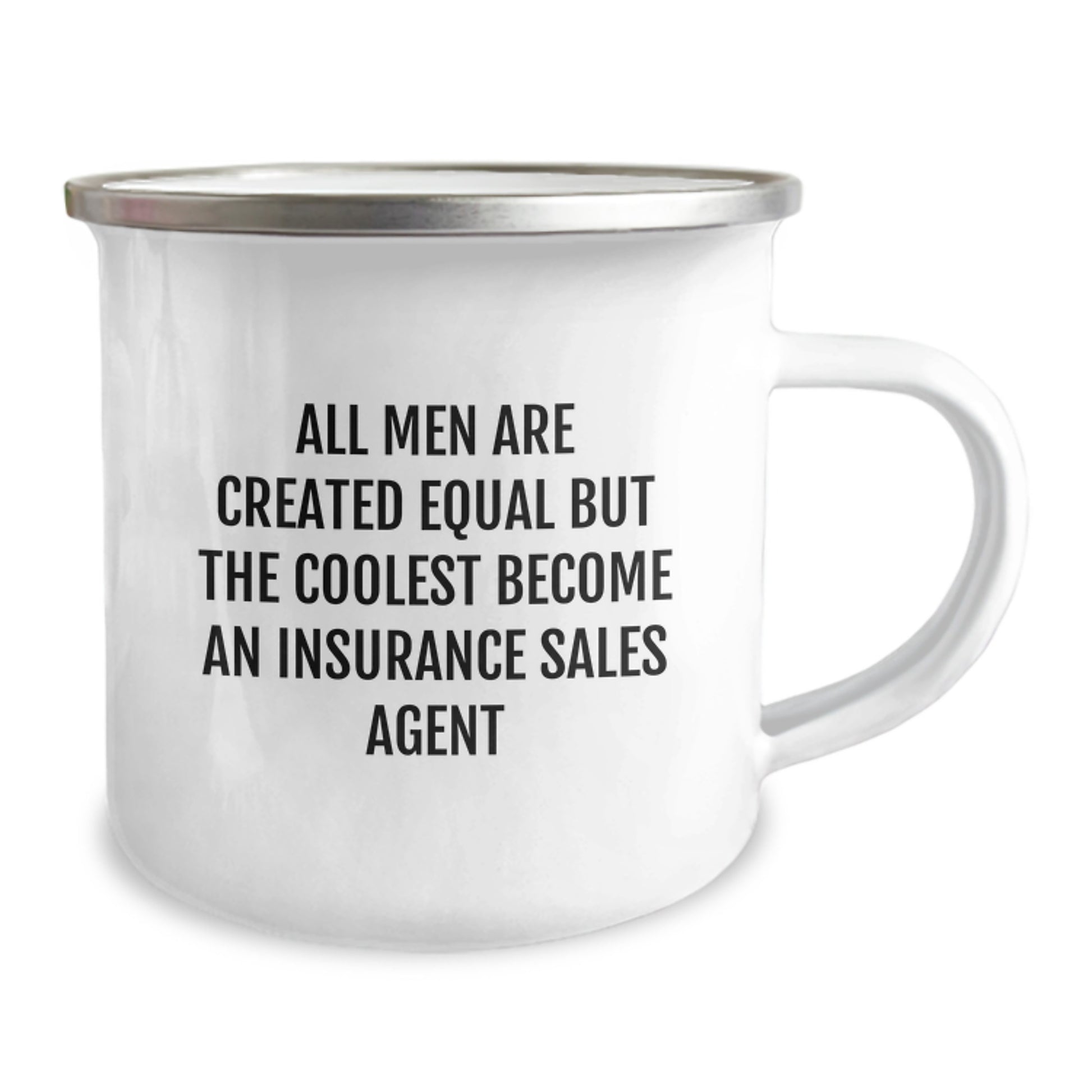 Gifts from Friends - Insurance Sales Agent Funny Quote Camping Mug for Valentine's Unique Gifts for Insurance Sales Agent Men - Image 2