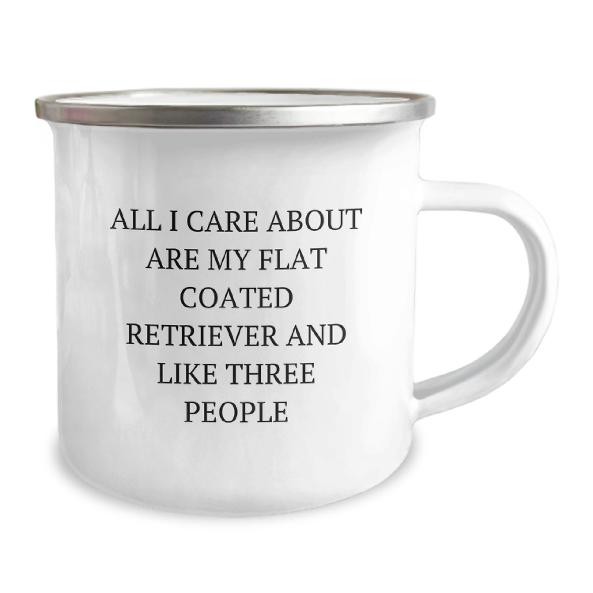 Funny Flat Coated Retriever Dog Gifts from Friends and Family for Birthday - Cute Camping Mug - Image 2