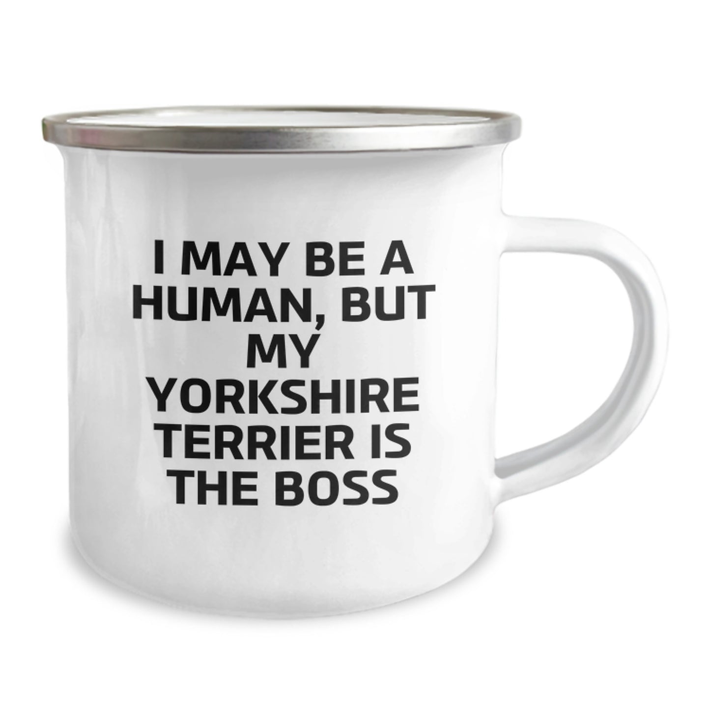 Funny Yorkshire Terrier Dog Gifts for Men from Friends, Yorkshire Terrier Dog Lover Camping Mug, Birthday Unique Gifts, Yorkshire Terrier Dog Owner Gifts - Image 2