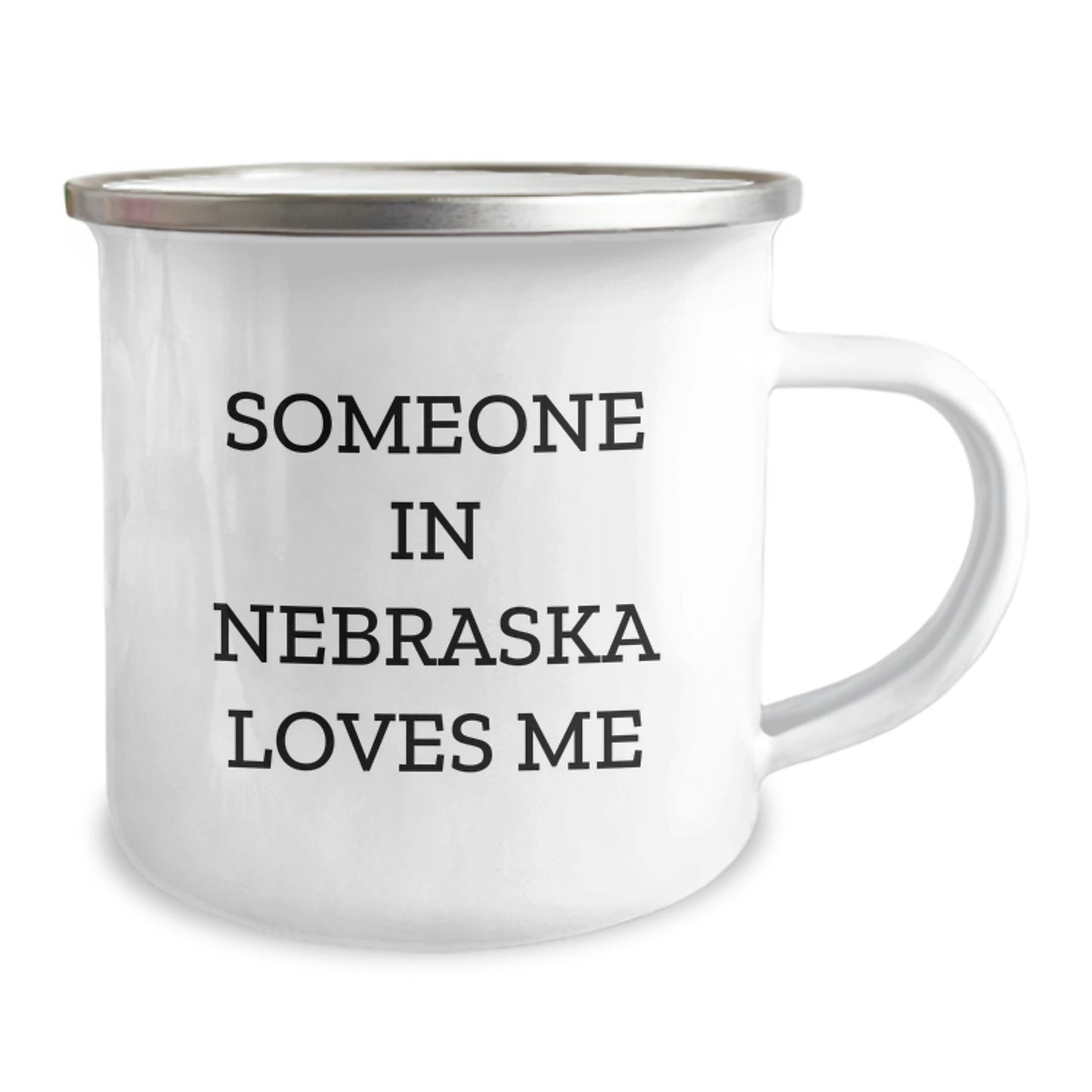 Funny Birthday Unique Gifts from Nebraska Enthusiasts - Someone In Nebraska Loves Me Camping Mug, Perfect for Nebraska Lovers and Camping Friends - Birthday Unique Gifts - Image 2