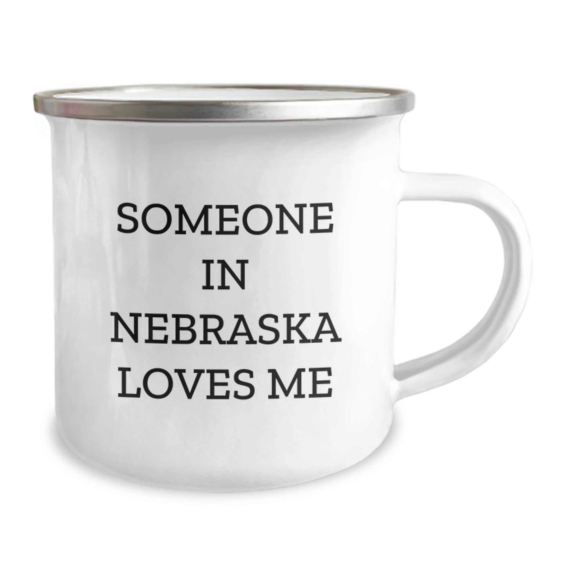 Funny Birthday Unique Gifts from Nebraska Enthusiasts - Someone In Nebraska Loves Me Camping Mug, Perfect for Nebraska Lovers and Camping Friends - Birthday Unique Gifts - Image 2
