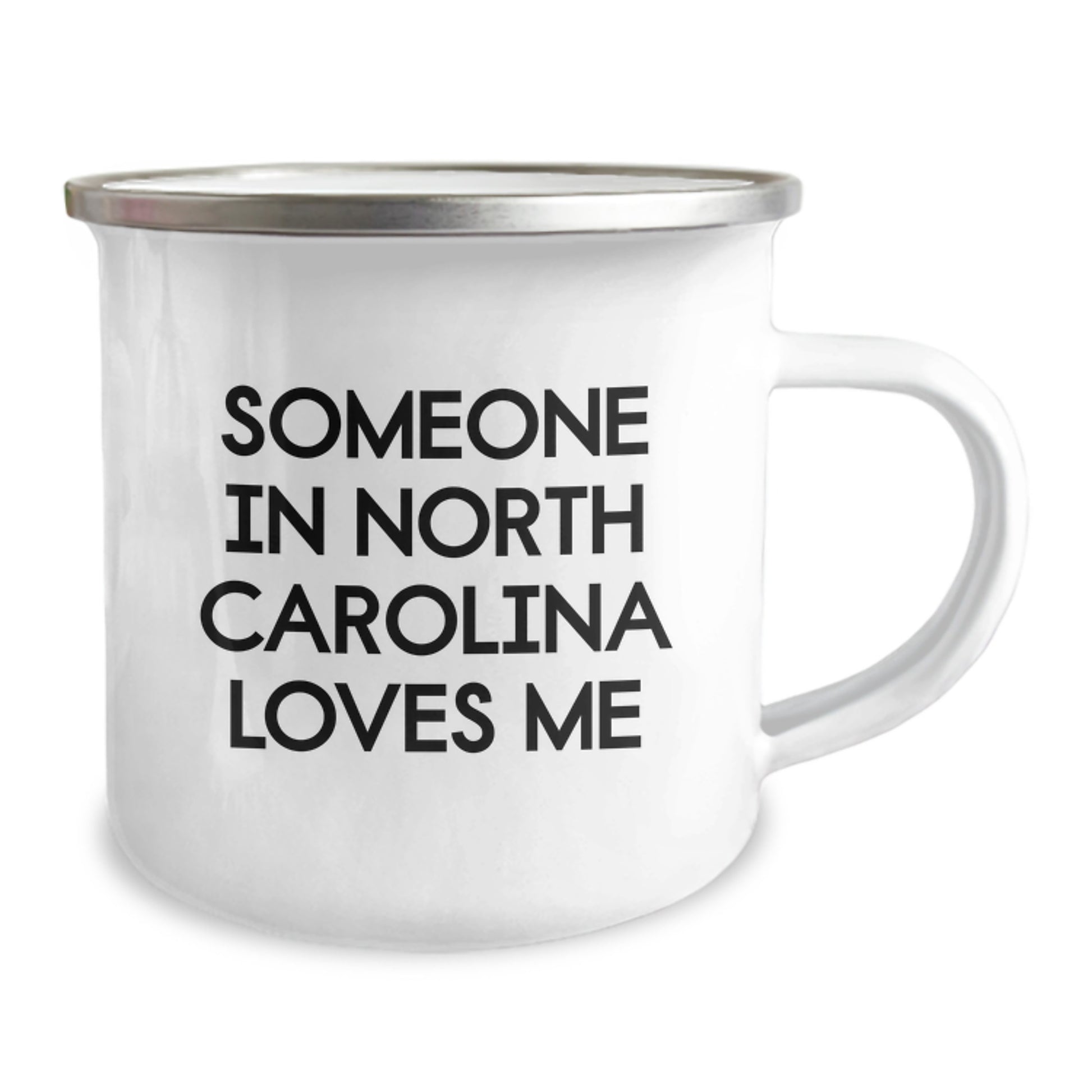 Funny North Carolina Camping Mug Gifts for Someone In North Carolina Loves Me, Birthday Unique North Carolina Mugs for Friends from North Carolina, North Carolina Lover Camping Mug - Image 2