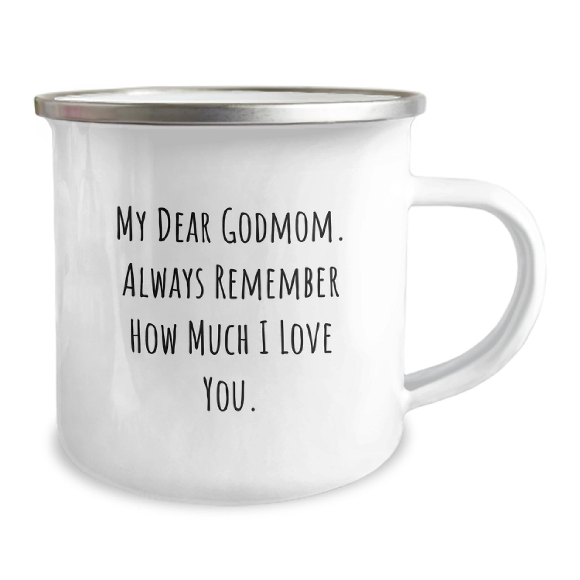 Cute Inspirational Gifts from Men to Godmom on Mother's Day - Funny Godmom Camping Mug - Image 2