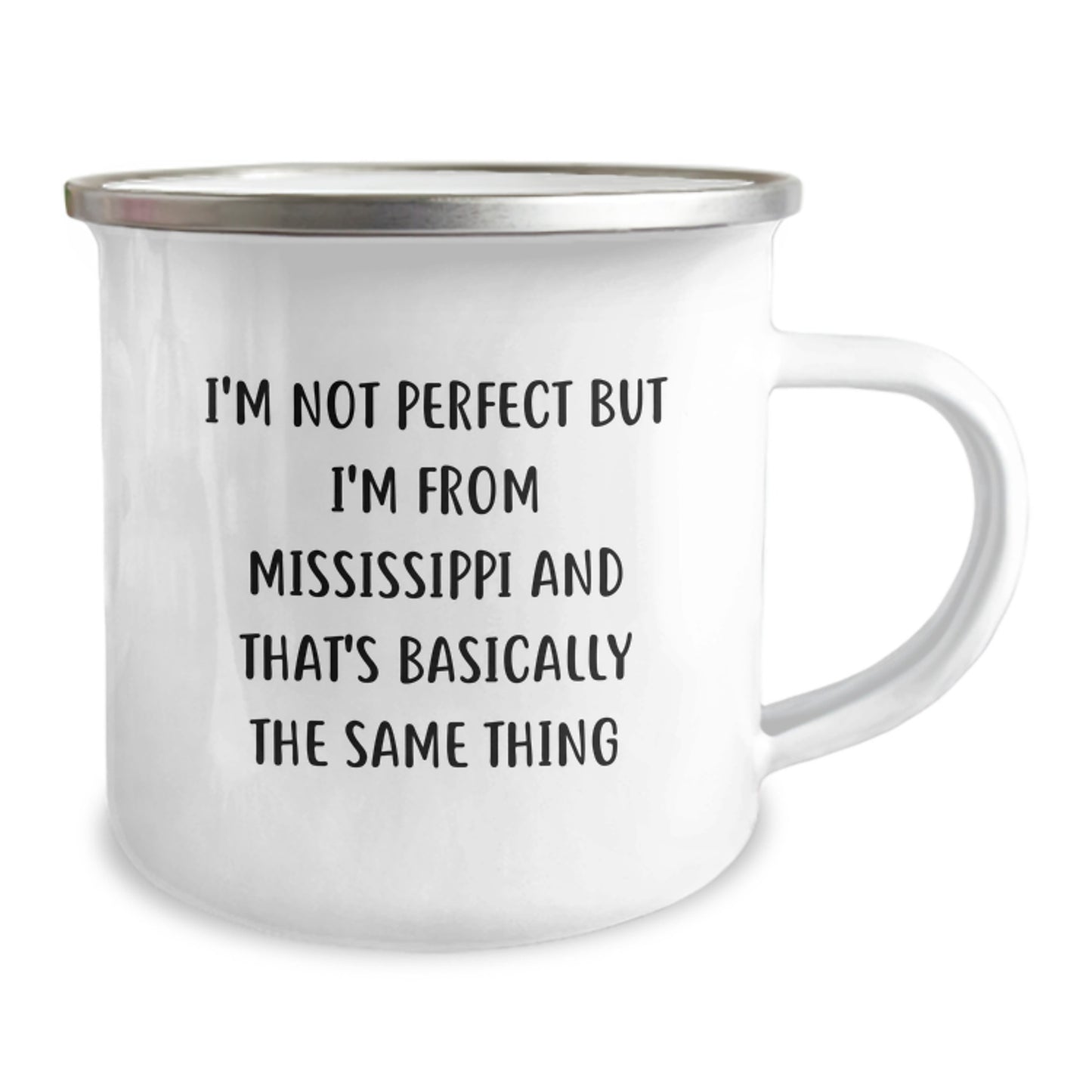 Mississippi Gifts for Valentine's - Funny Camping Mugs from Home, Perfect for Mississippi Lovers, Men, Women, Friends, Family - 12 oz Stainless Steel - Image 2