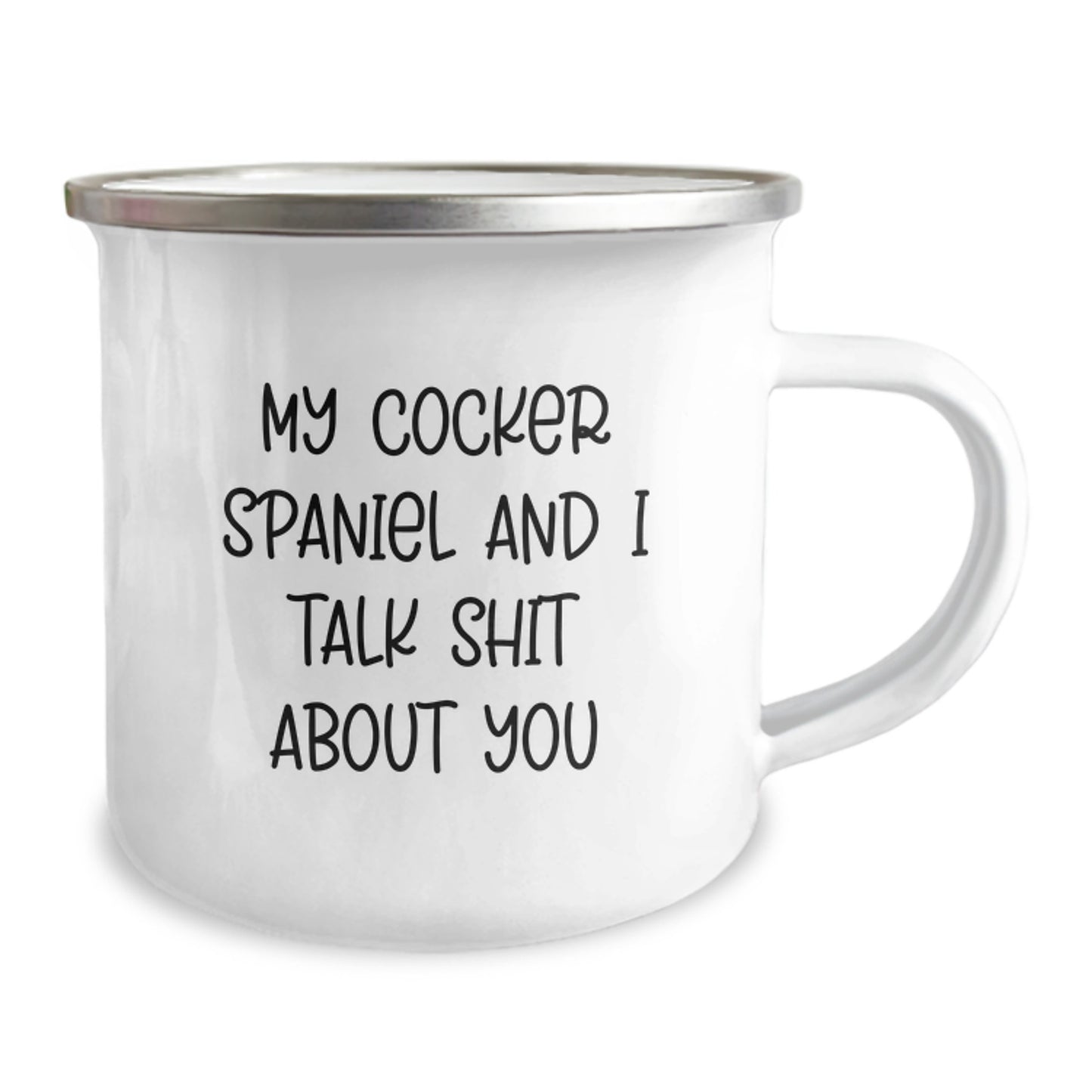 Funny Cocker Spaniel Dog Lover Gifts from Men to Women Valentine's Unique Camping Mugs for Men Women Family Friends - Image 2