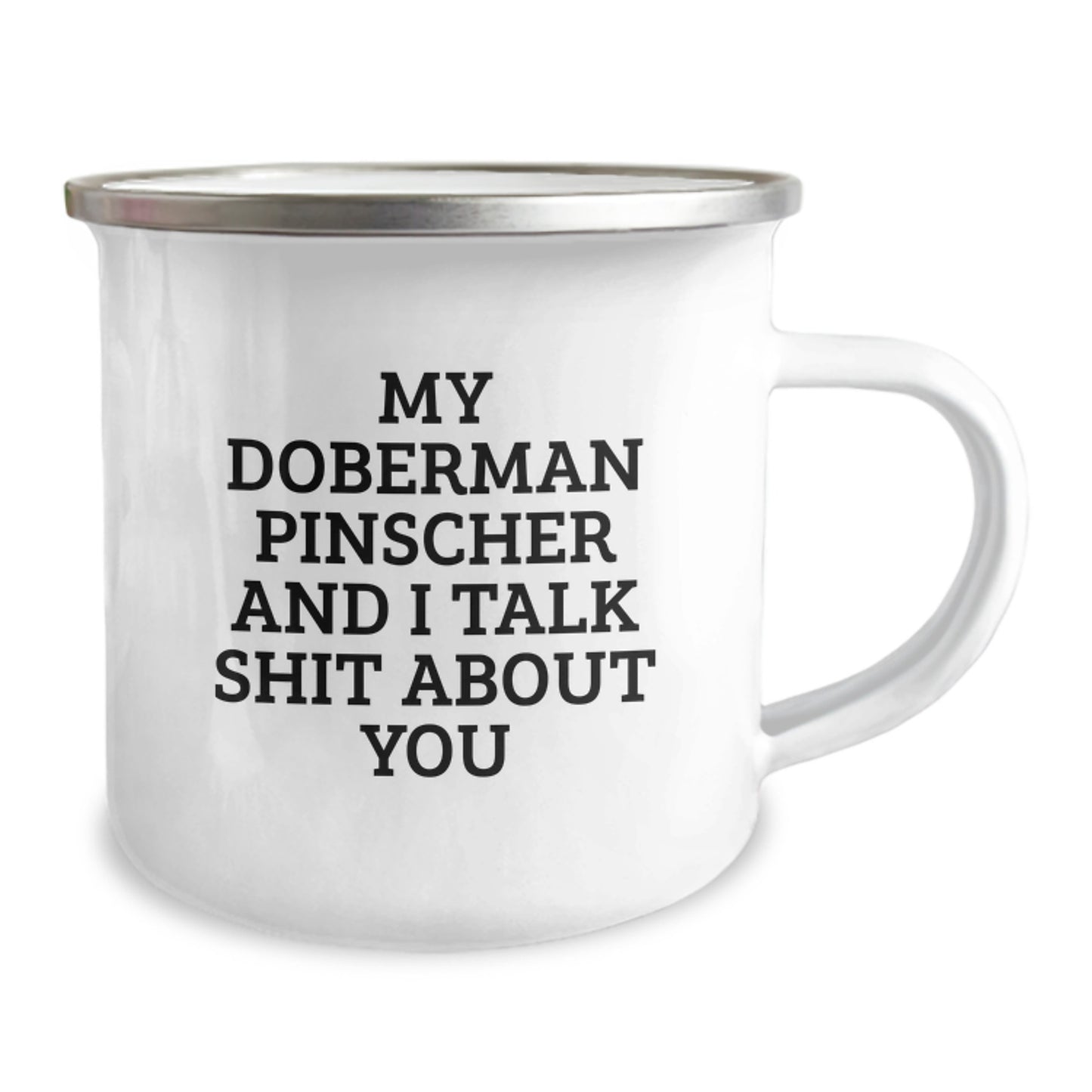 Doberman Pinscher Dog Lovers Funny Camping Mug Gifts from Family to Men Women Friends on Mother's Day - Image 2