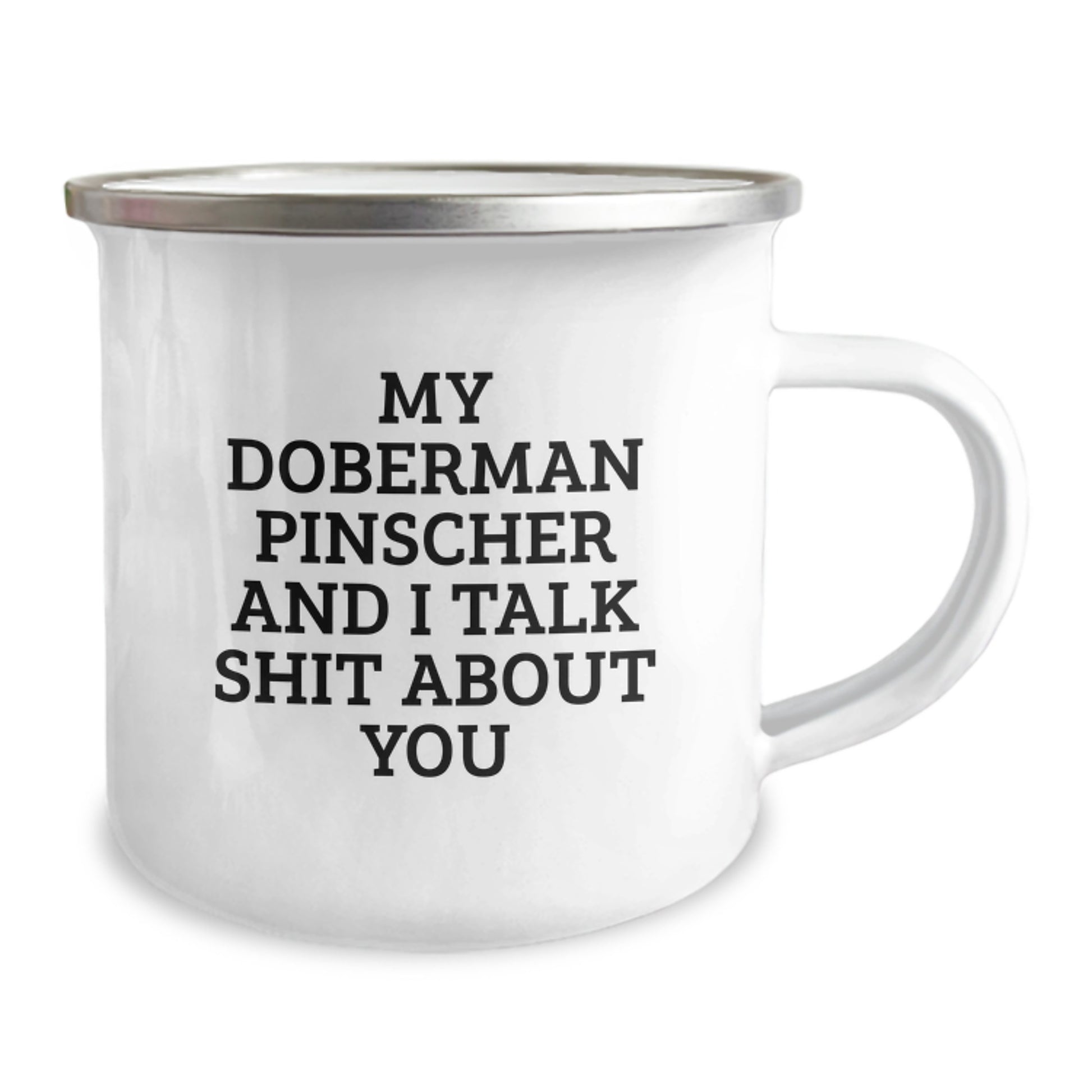 Doberman Pinscher Dog Lovers Funny Camping Mug Gifts from Family to Men Women Friends on Mother's Day - Image 2