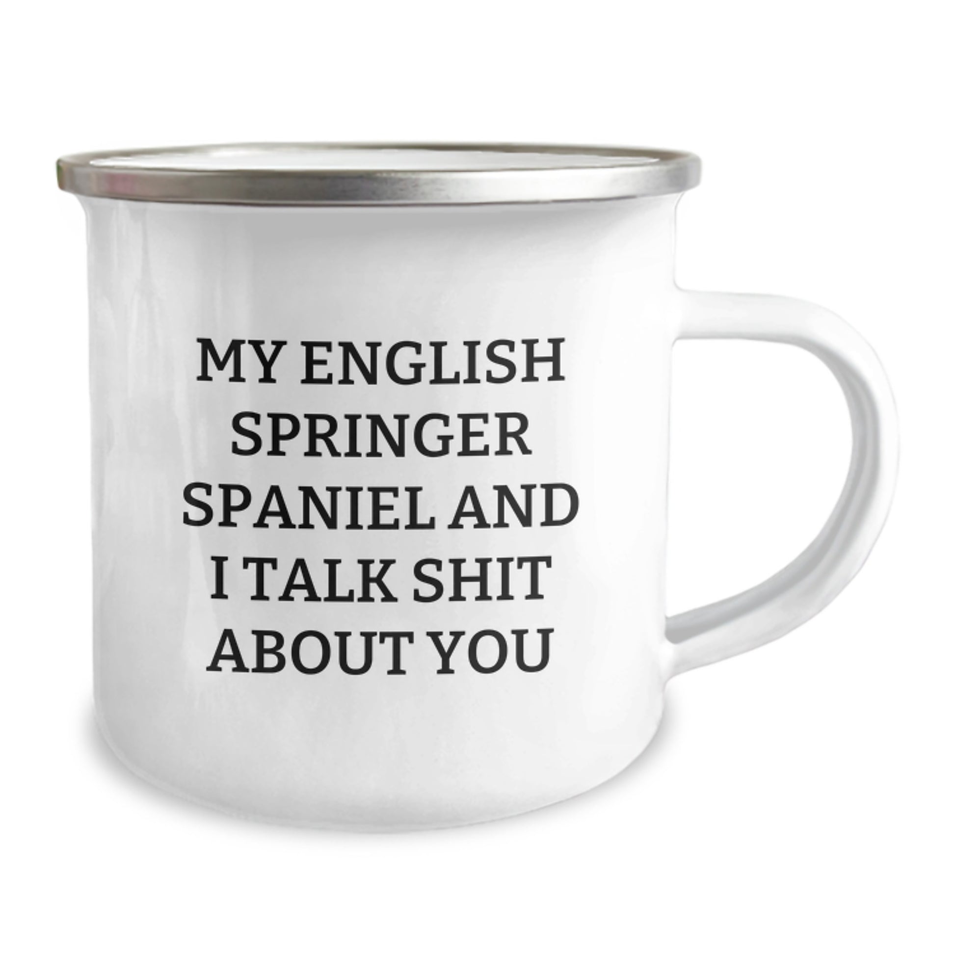 Funny English Springer Spaniel Dog Dad Camping Mug Gifts from Men for English Springer Spaniel Dog Lover on Father's Day - Image 2