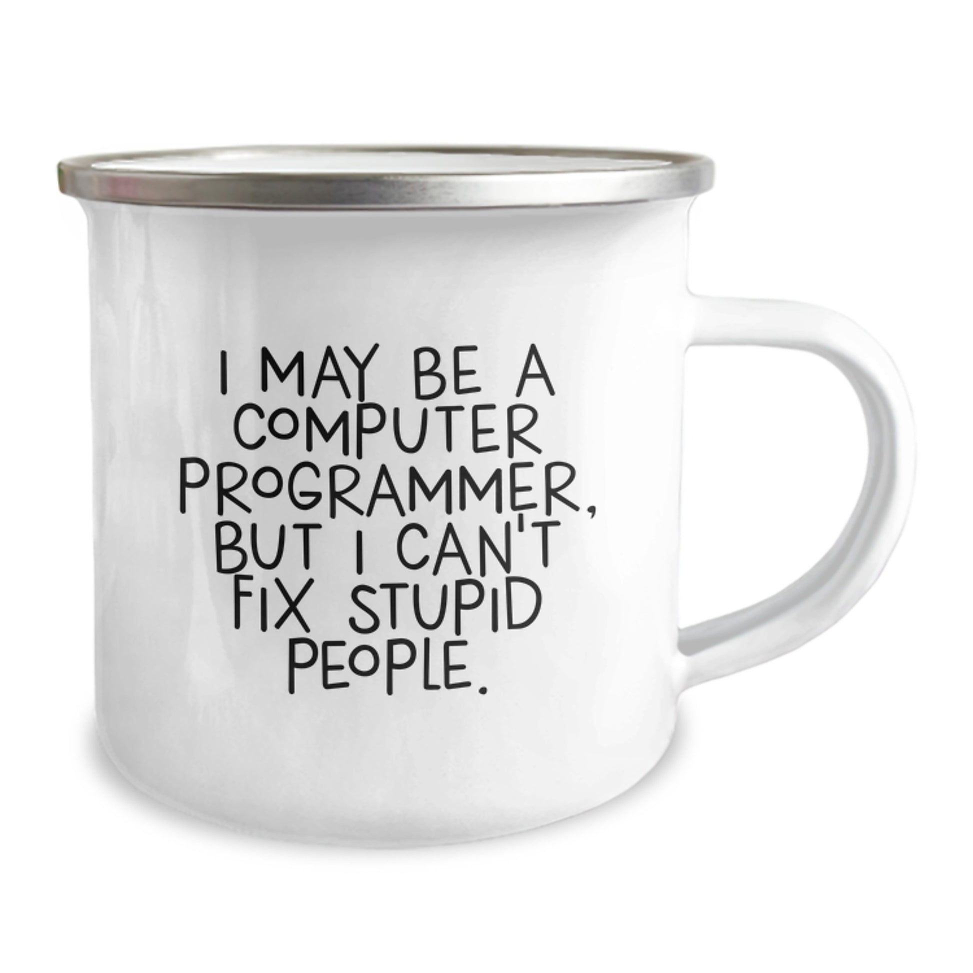 Funny Computer Programmer Mug Gifts for Men, Unique Camping Mug with Sarcastic Quote, Gifts from Friends or Family to Computer Programmer, Christmas Unique Gifts for Programmer - Image 2