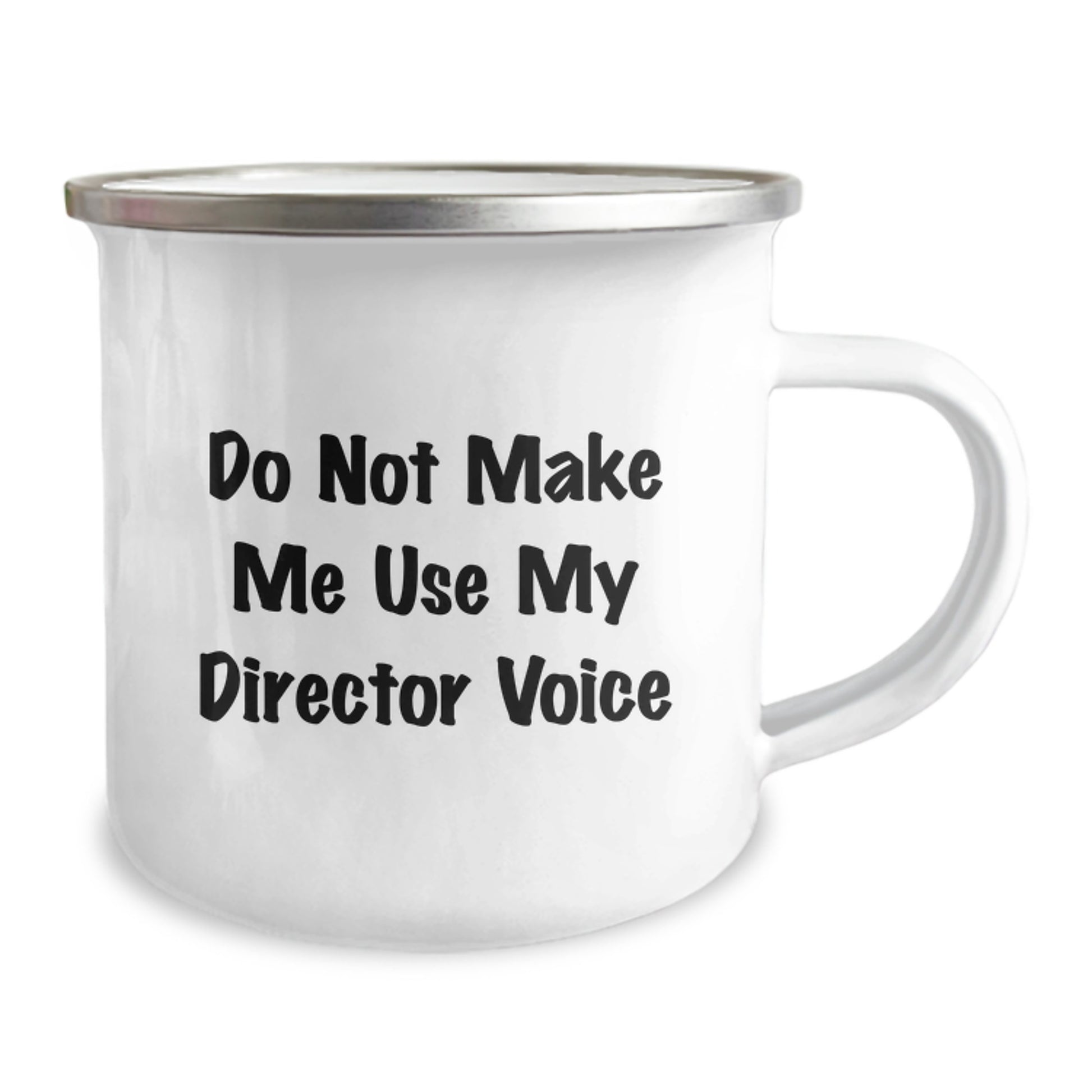 Funny Gifts from Women for Director on Mother's Day Unique Camping Mugs - Do Not Make Me Use My Director Voice - Image 2