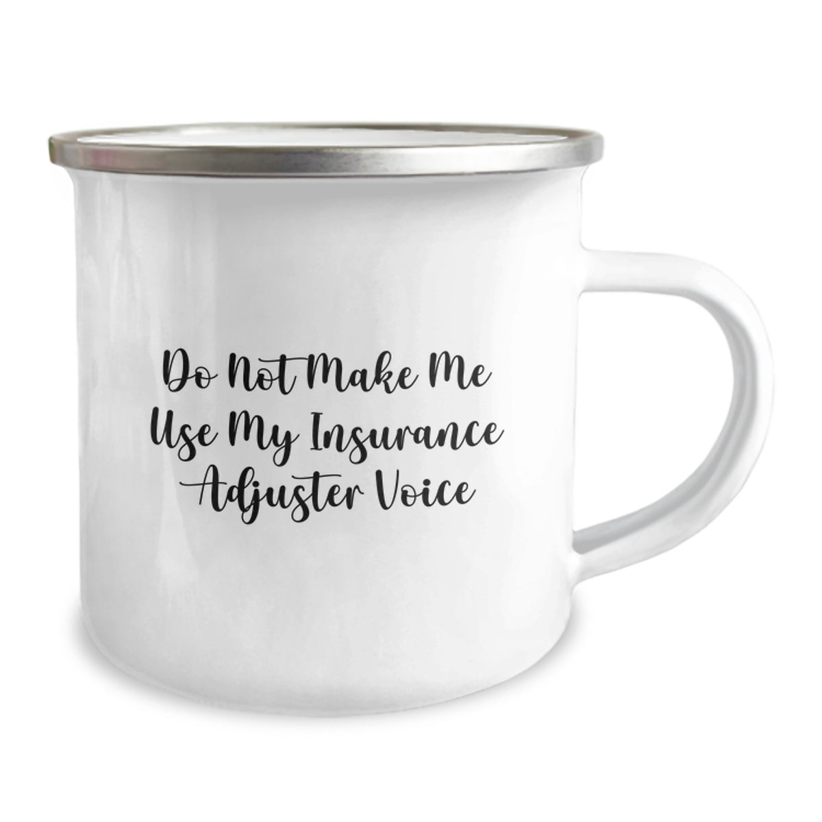 Funny Insurance Adjuster Gifts for Men - Camping Mug - Do Not Make Me Use My Insurance Adjuster Voice - Unique Graduation Gift Ideas for Insurance Adjuster Friends - Image 2