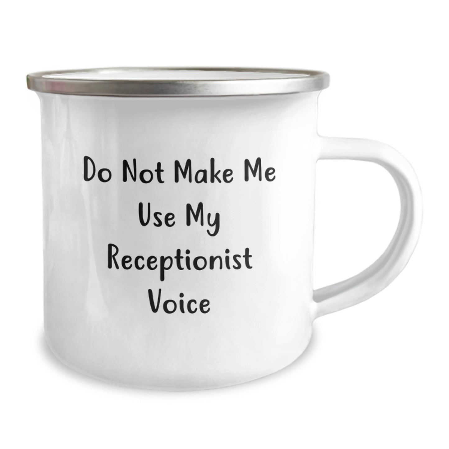 Funny Receptionist Gifts from Men to Women Friends Coworkers Family - Camping Mug for Christmas Unique Presents - Image 2